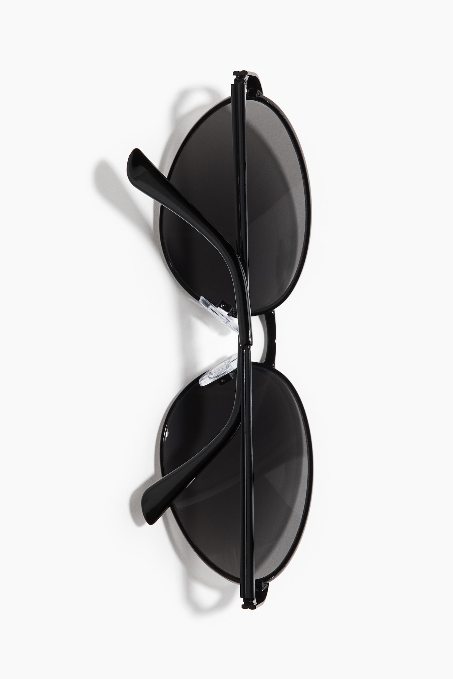 Oval sunglasses - Black - 4