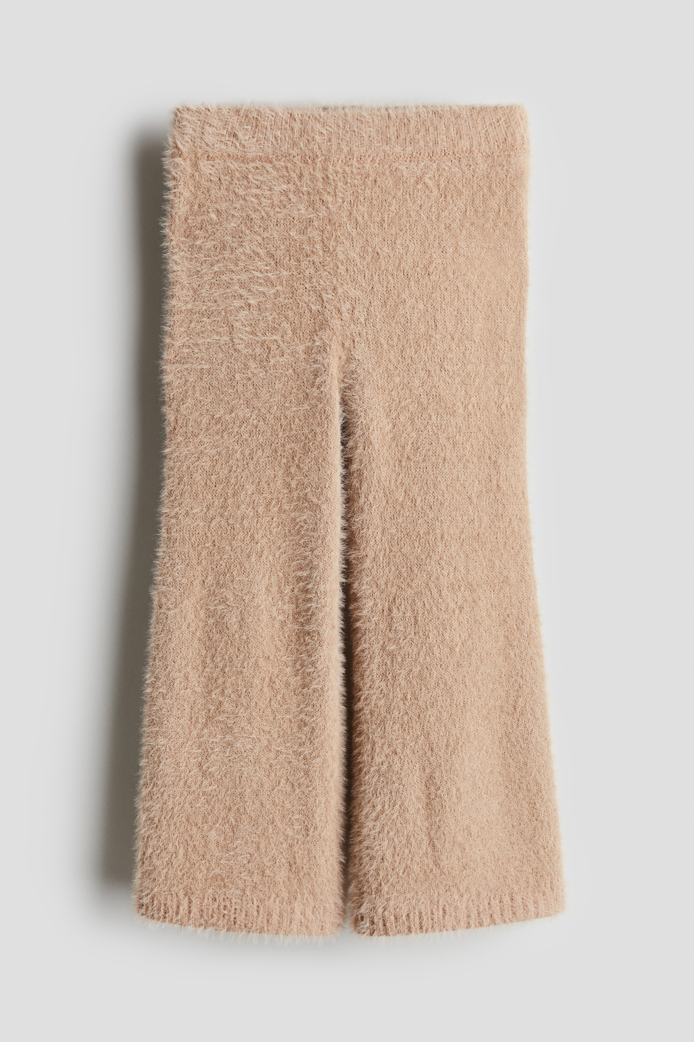 Meisjes - Beige Gebreide fluffy legging - Size: 116 (5-6Y)  - H&M
