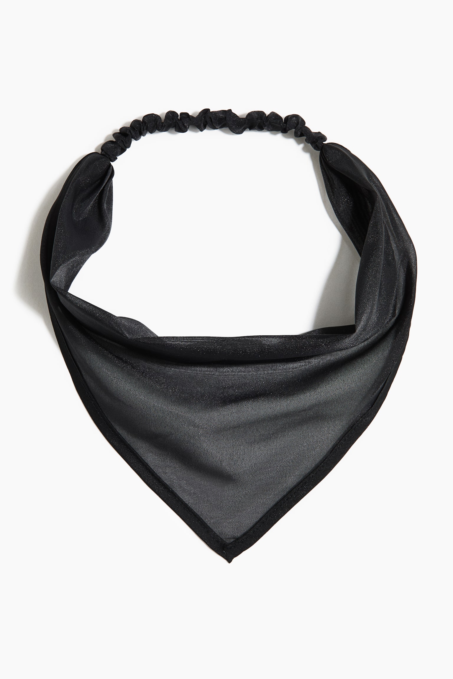 Напівпрозора хустка на голову - Чорний - 1