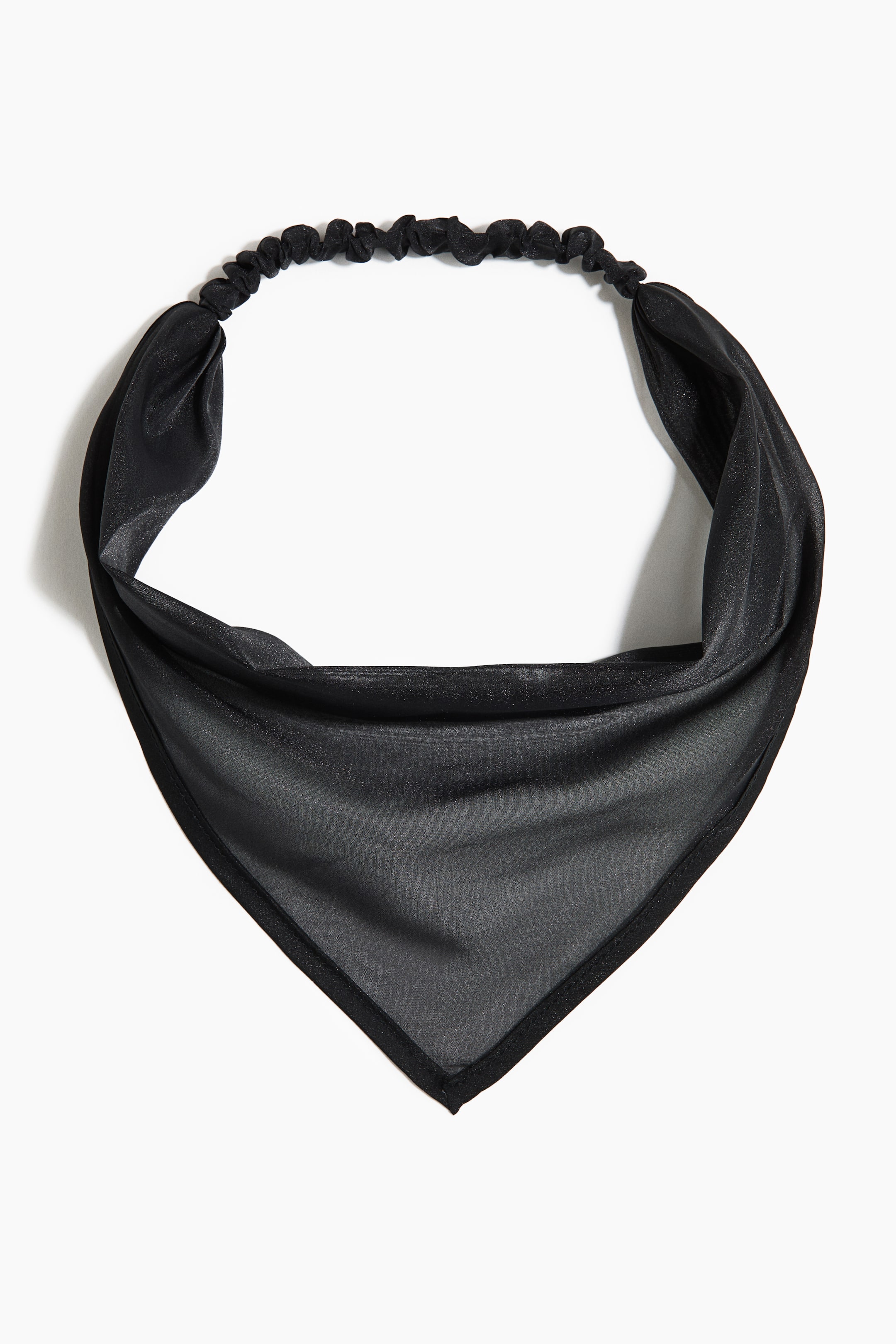 Переглянути збільшене зображення: Напівпрозора хустка на голову - Чорний - Ladies | H&M UA 1