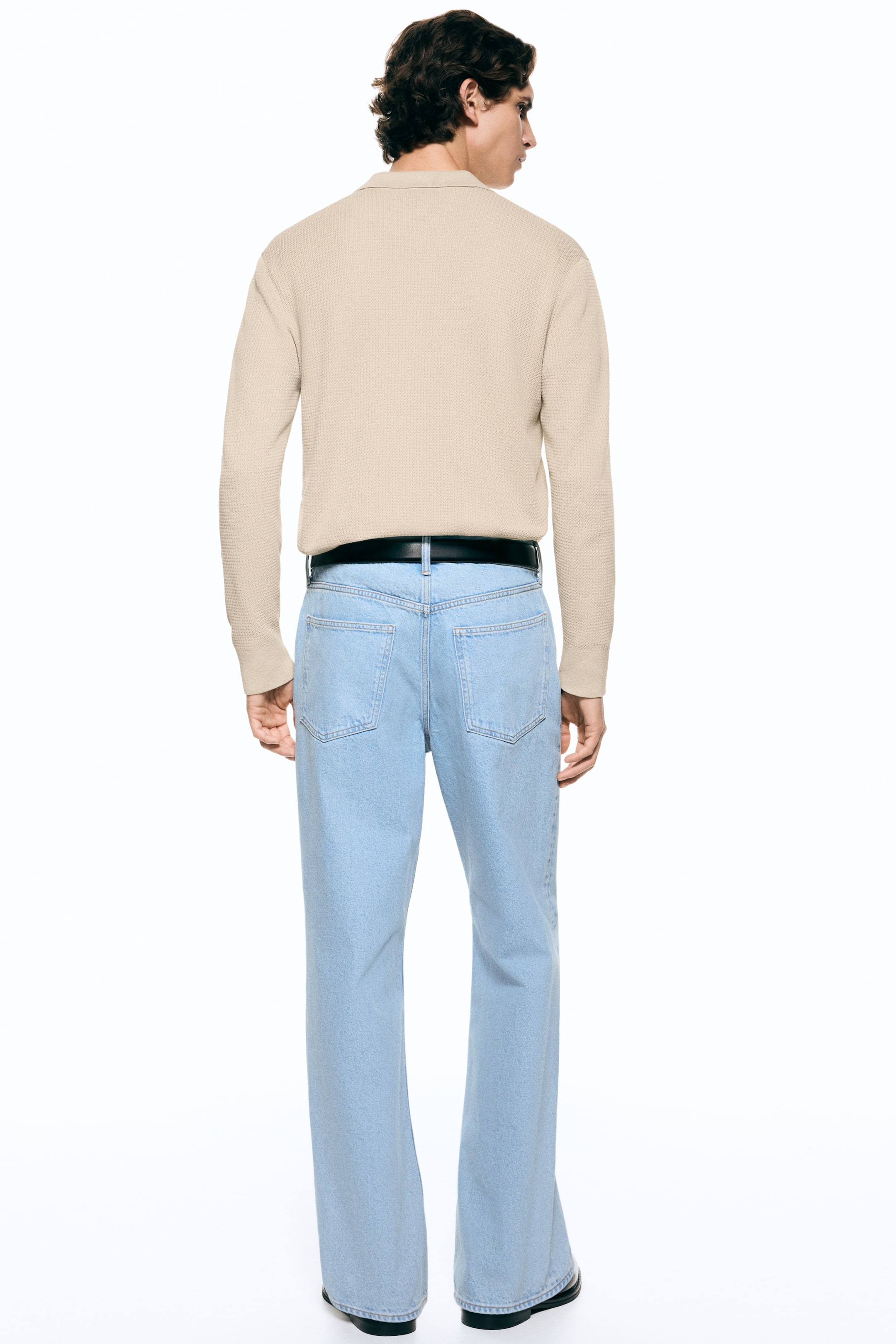 View larger image: Regular Fit Polo shirt - Beige - Men | H&M IN 4