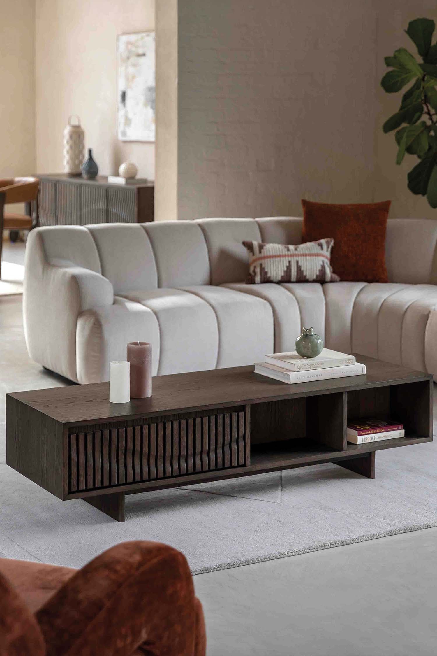 1 Drawer Coffee Table - Natural