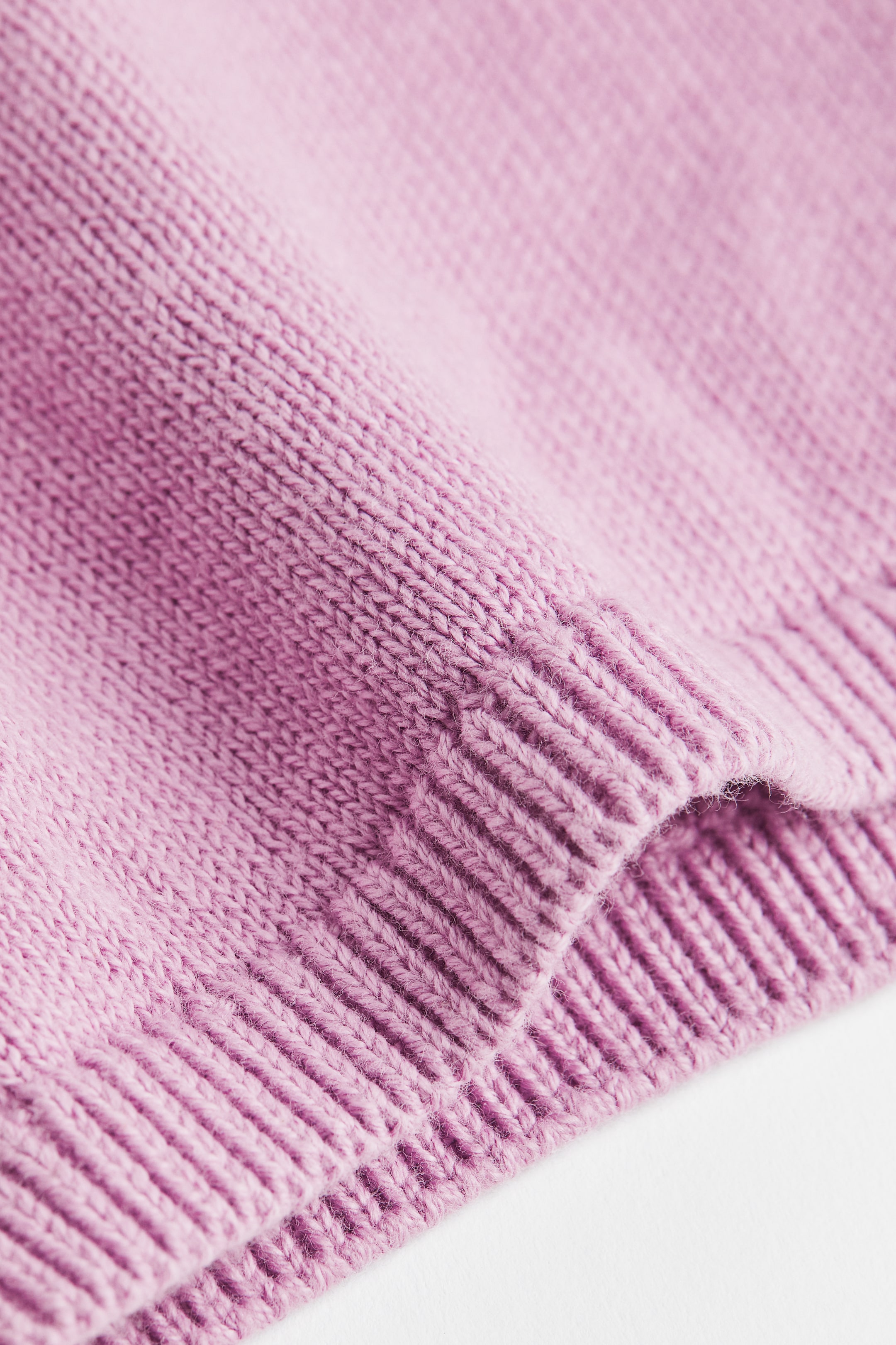 Xem ảnh lớn hơn: Áo jumper cotton dệt kim mịn - Màu hồng/Khối màu - Kids | H&M VN 2