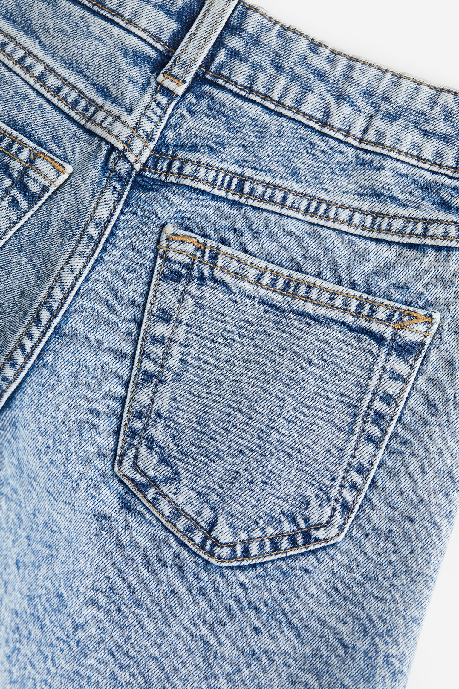 Motif-detail denim shorts - Denim blue/The Avengers - 3