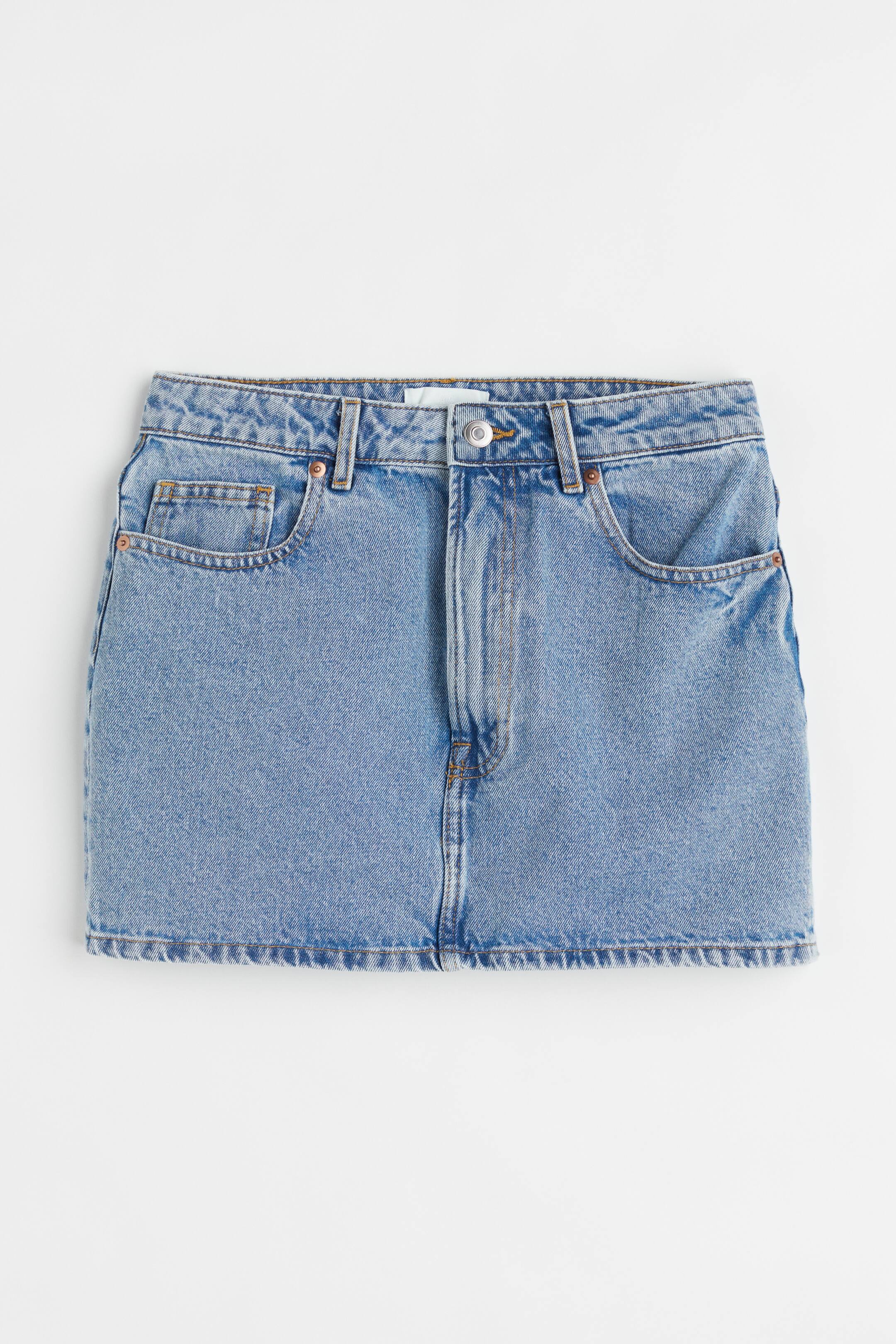 View larger image: Denim skirt - Denim blue - Ladies | H&M 1