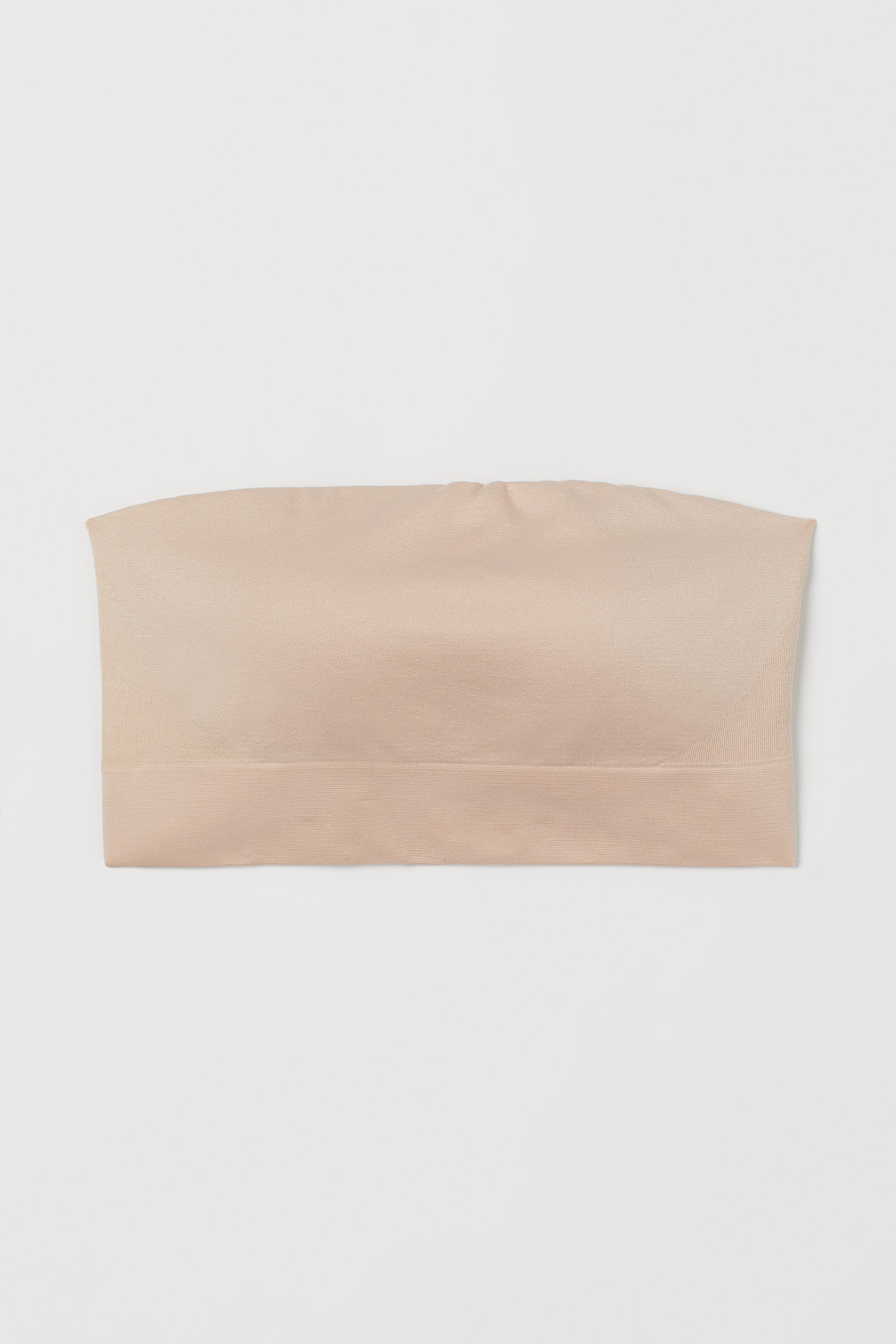 View larger image: Seamless bandeau bra - Powder beige - Ladies | H&M 1