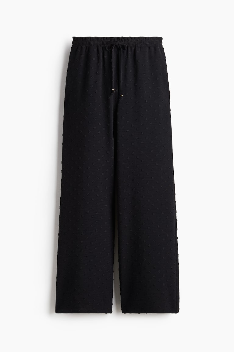 Pantalone sa učkurom i plumeti dezenom