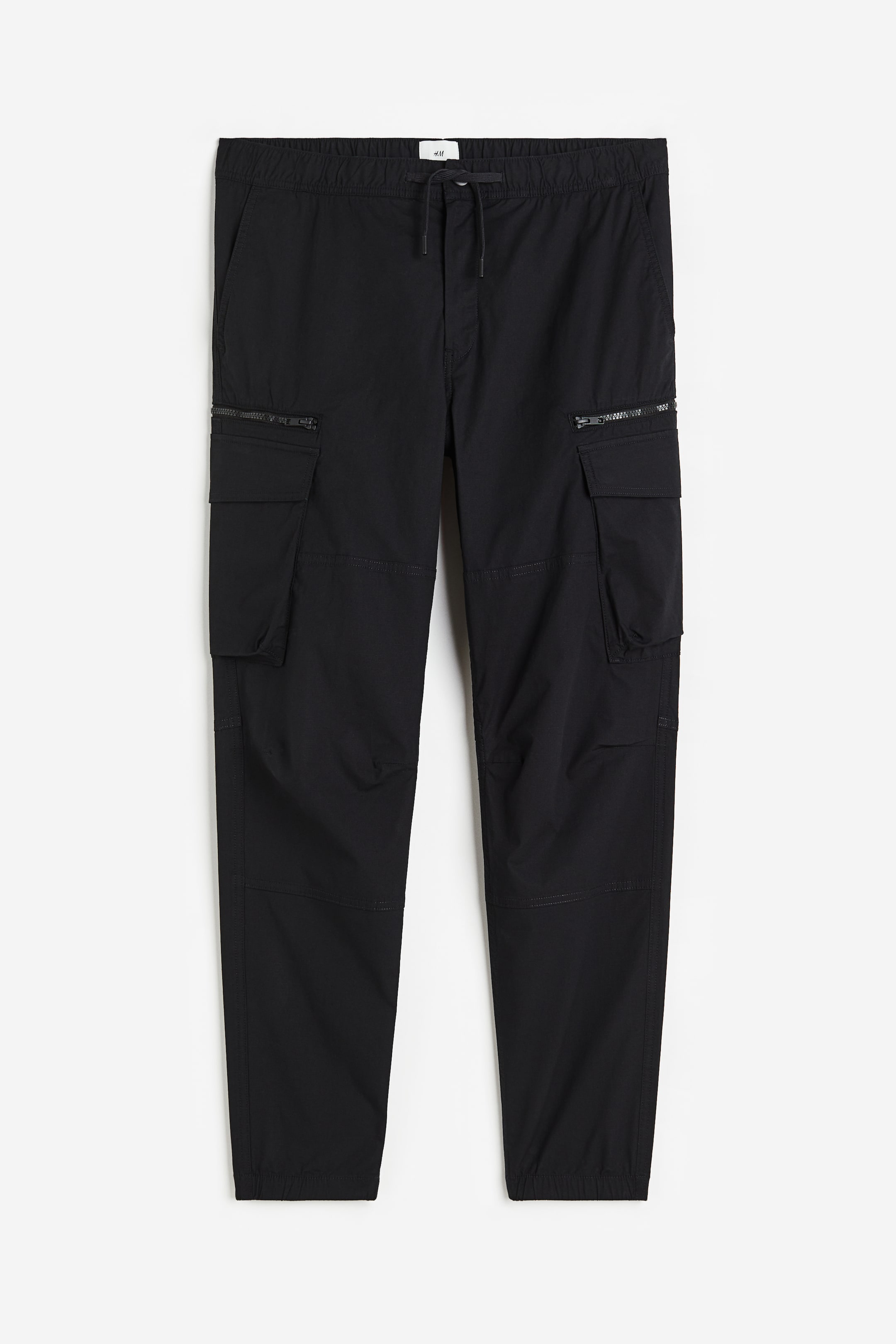 Regular Fit Ripstop Cargo Joggers