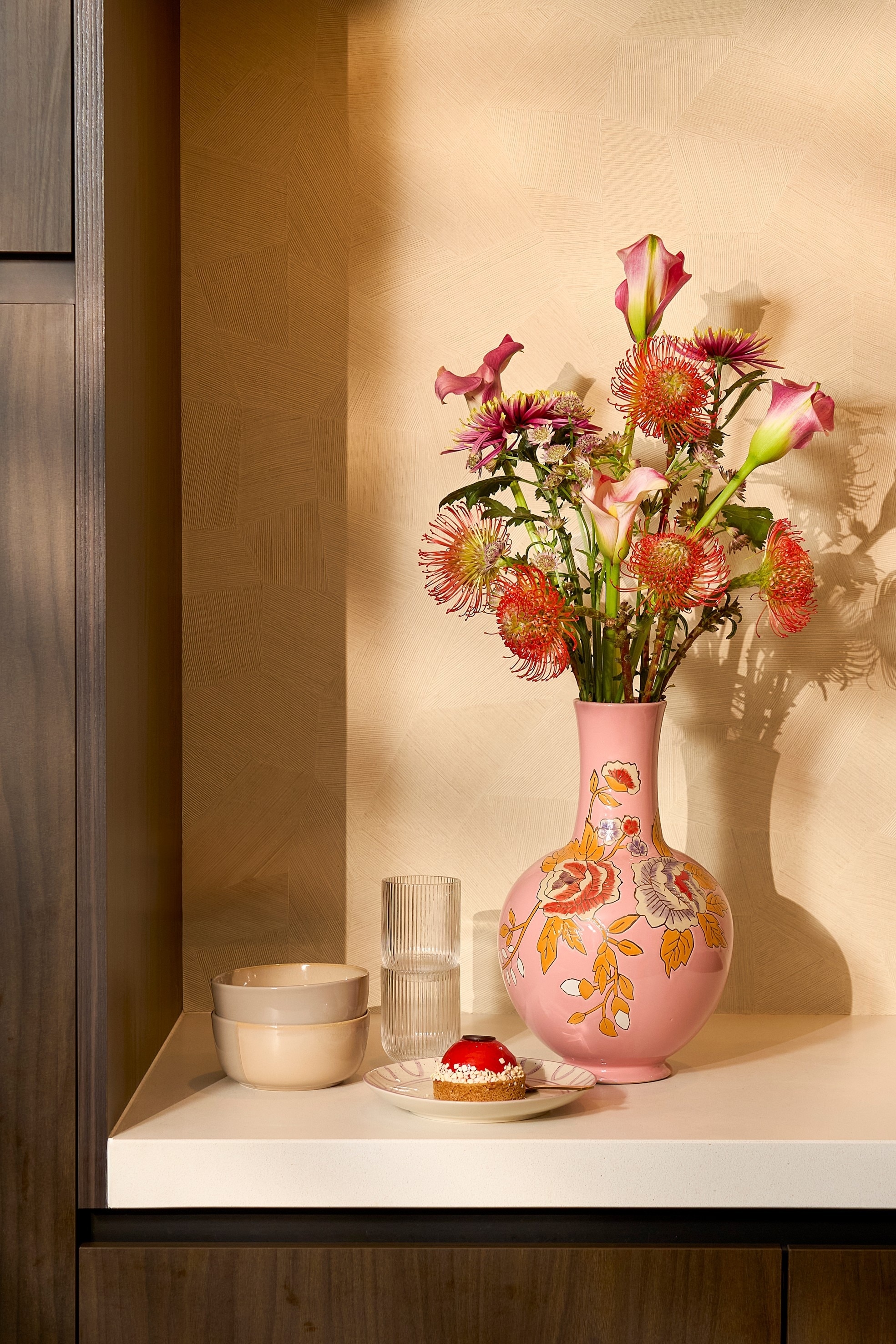 Keramieken Vaas - Roze