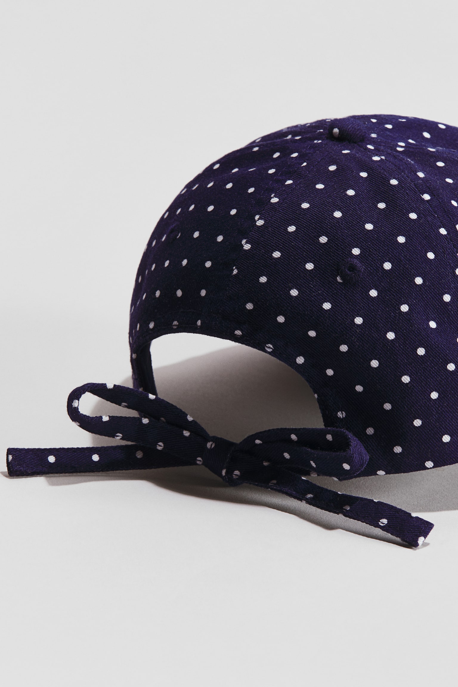 Tie-back twill cap - 2