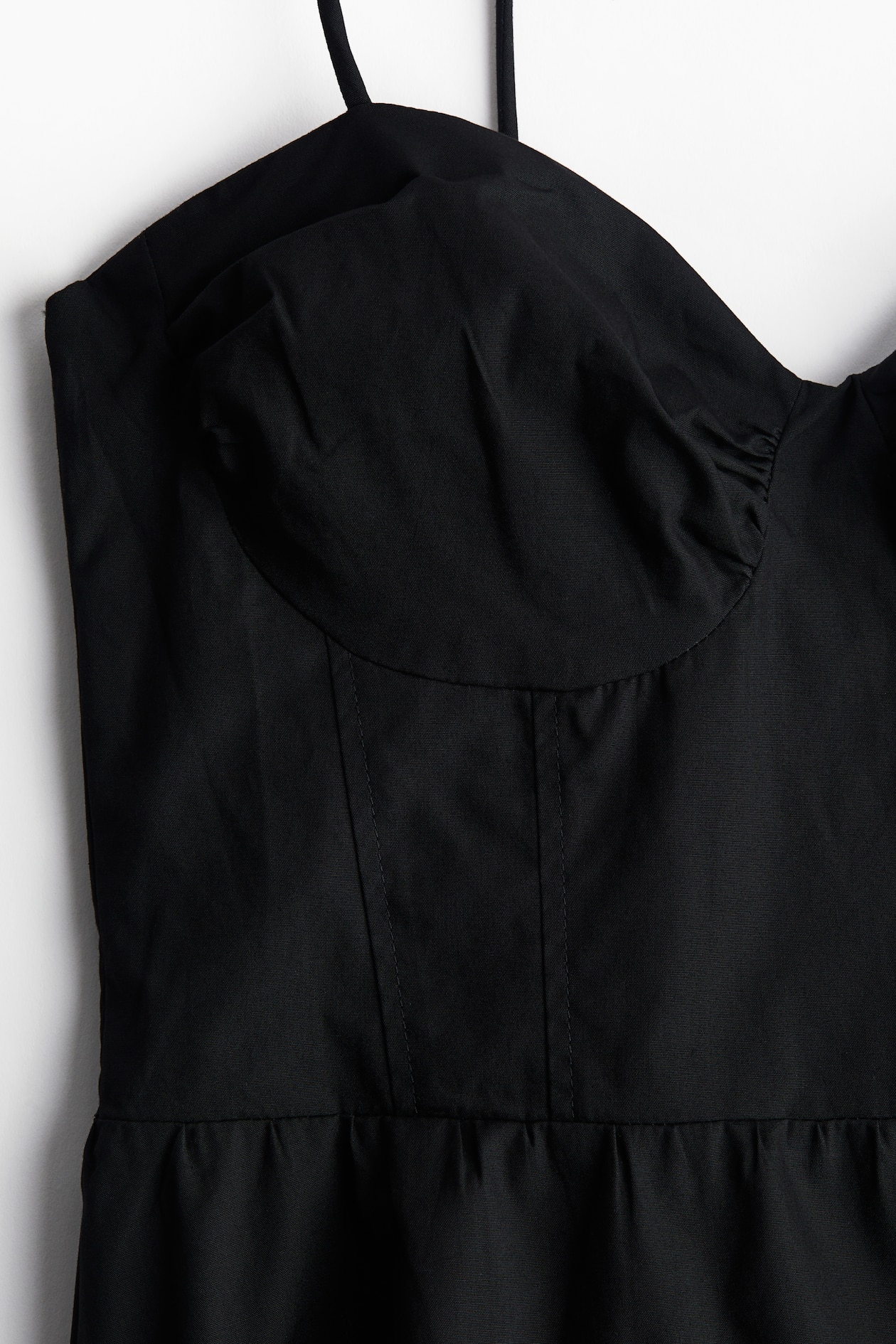 Poplin Dress with Tie-Top Shoulder Straps - image 5