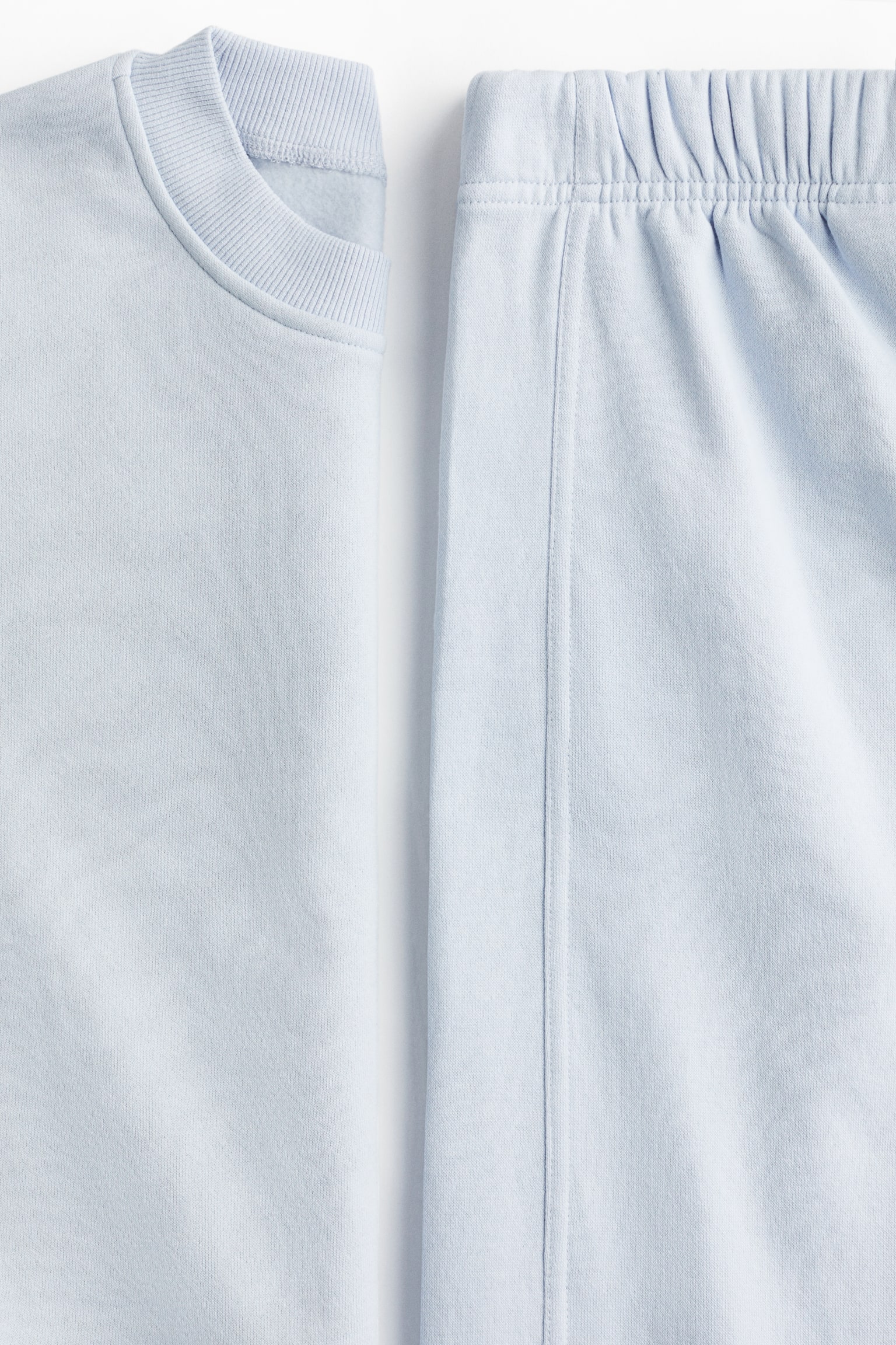 Комплект H&M 2-Piece Sweatshirt and Joggers Set, цвет: Светлый синий — фото 2