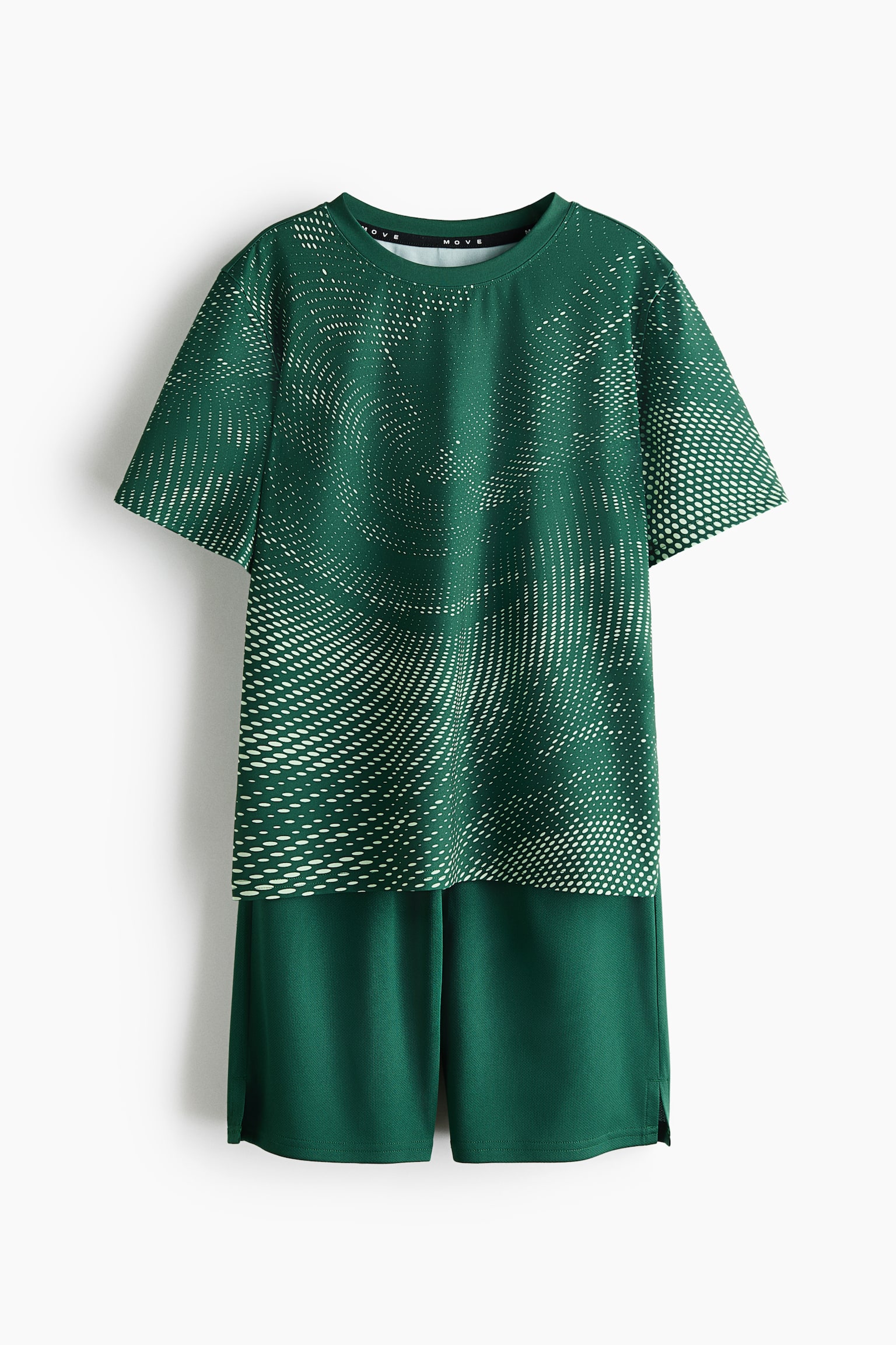 Tweedelige sportset met DryMove™ - Green/Patterned/Groen/kleurverloop/Zwart/dessin/Grijs/dessin/Helderblauw/Dusty blauw - 1