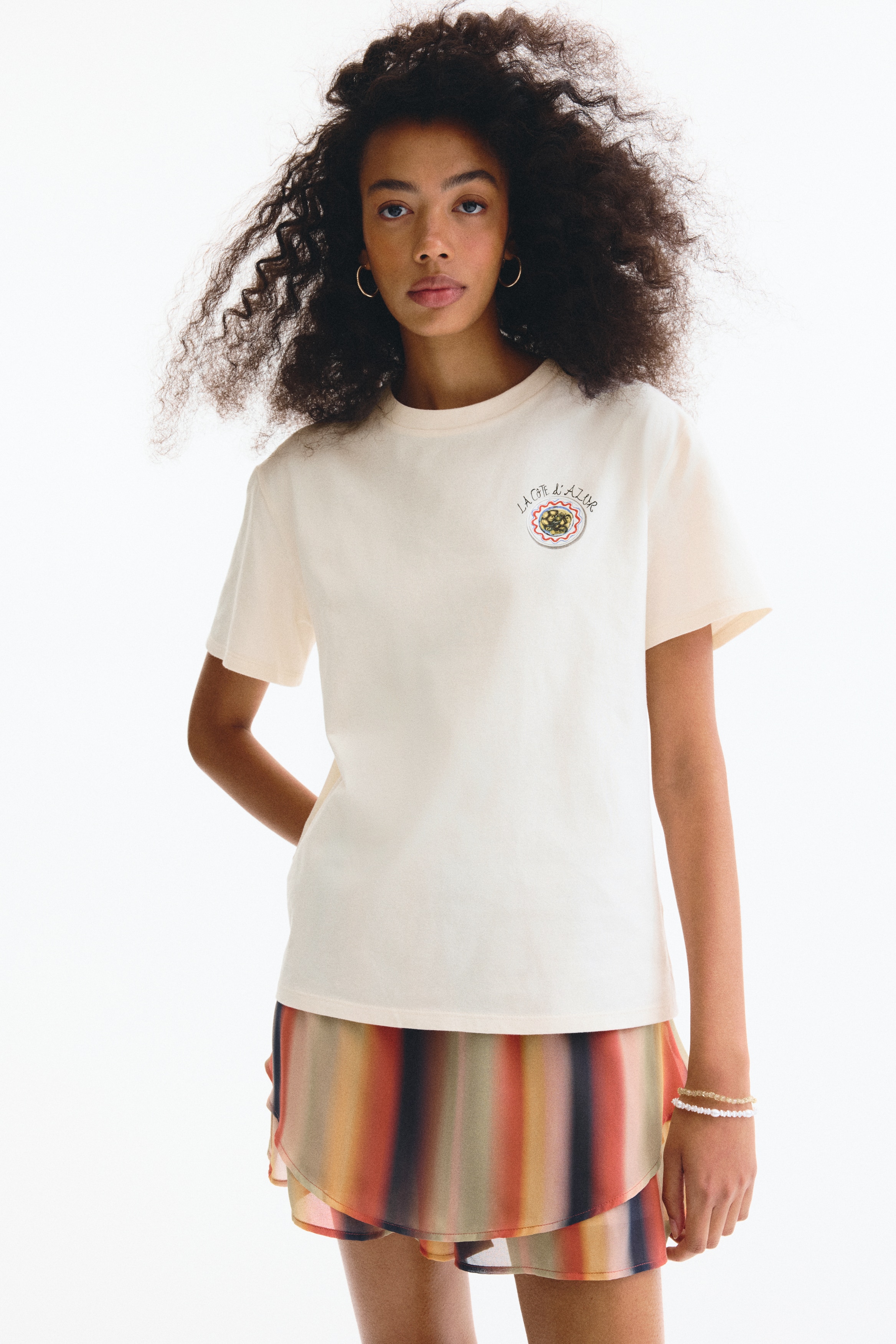 Appliquéd T-ShirtModel