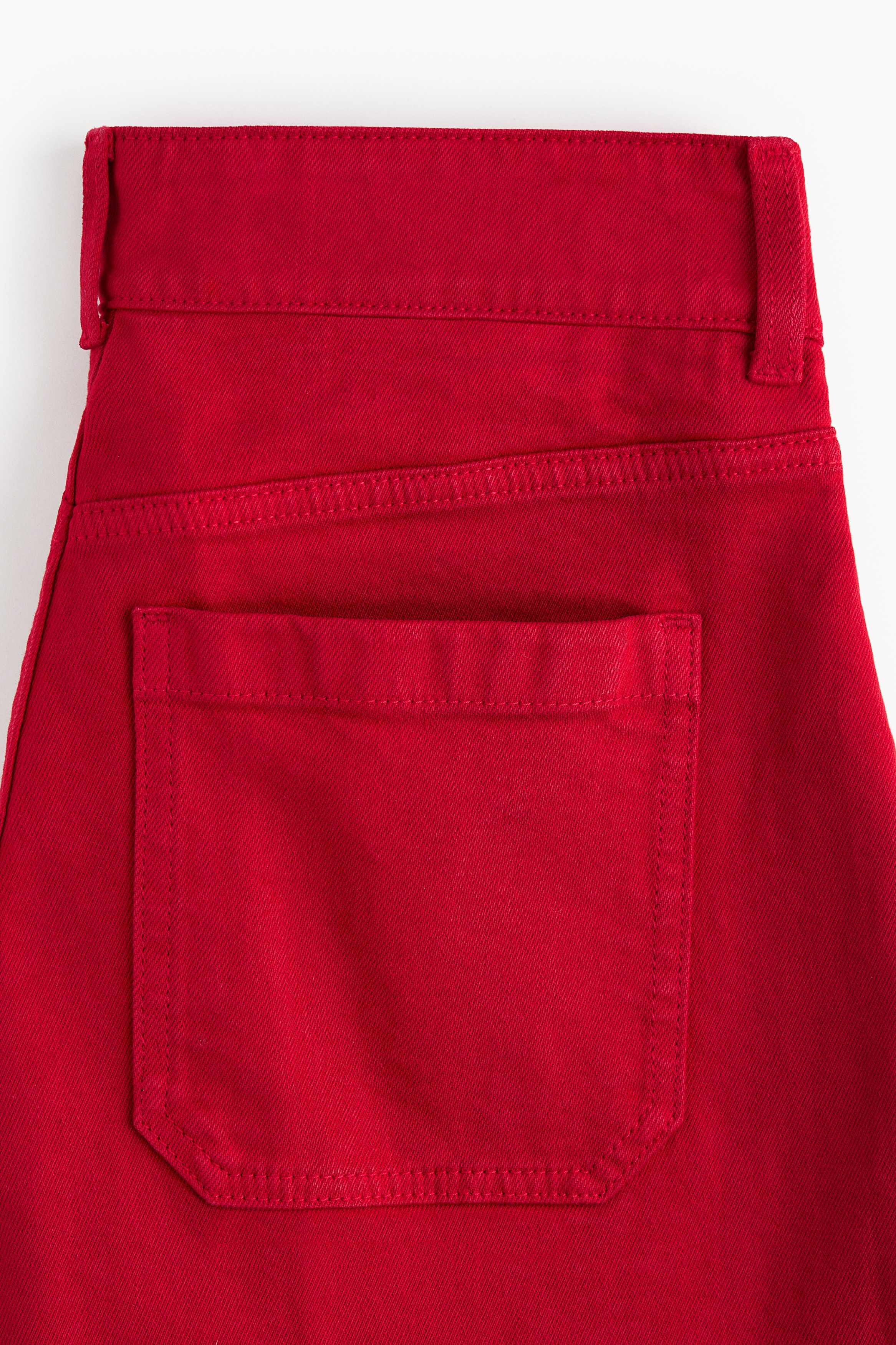 Wide High Cropped Jeans