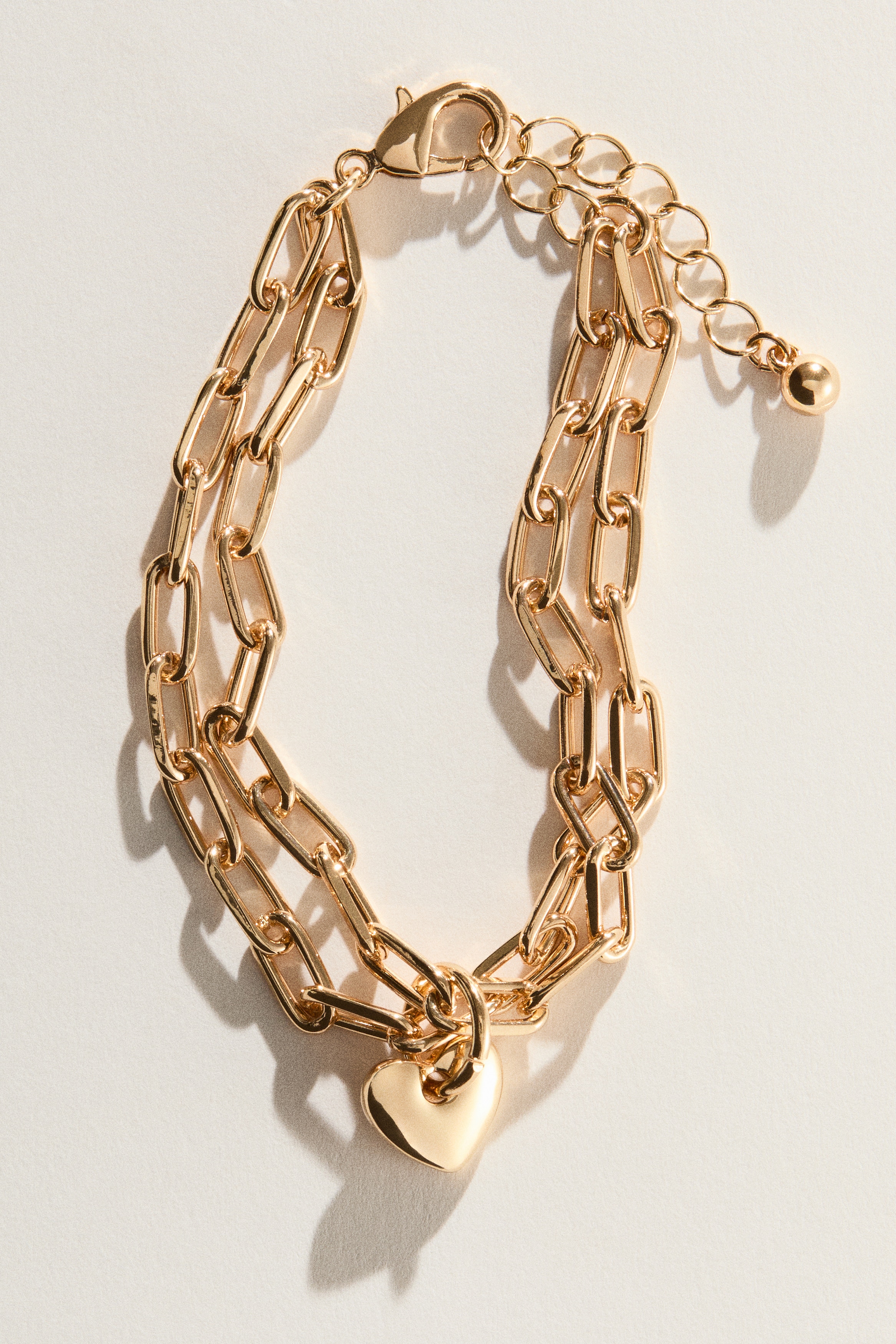 Layered charm braceletModel