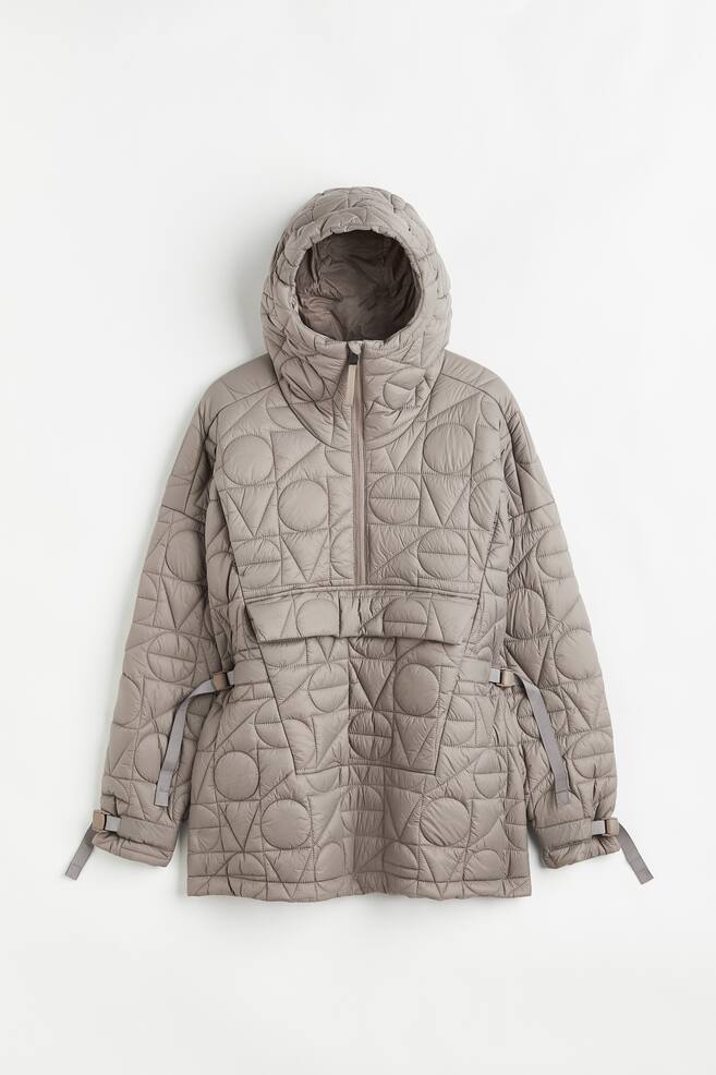 H&M+ THERMOLITE® quilted popover jacket - Beige - 6
