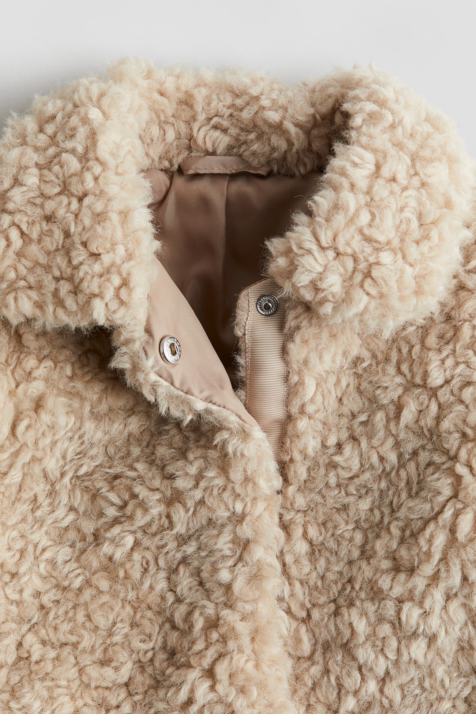 Fluffy jacket - Beige/Cream - 2