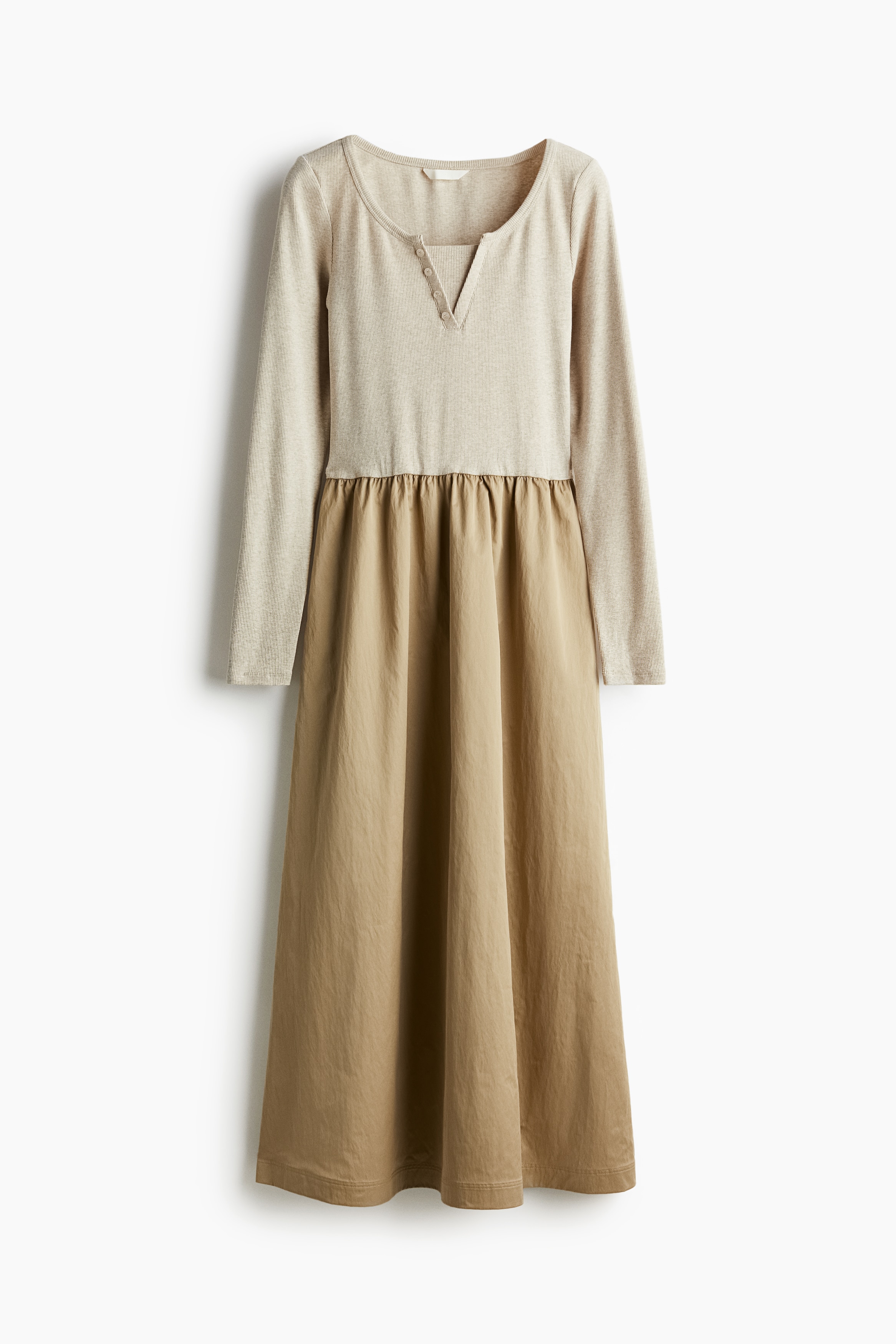 フレアスカートワンピース - ベージュ - レディース | H&M JP