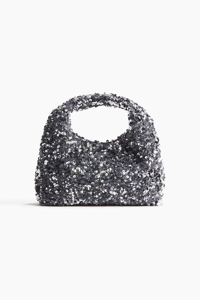 スパンコールハンドバッグ - シルバーカラー - レディース | H&M JP 