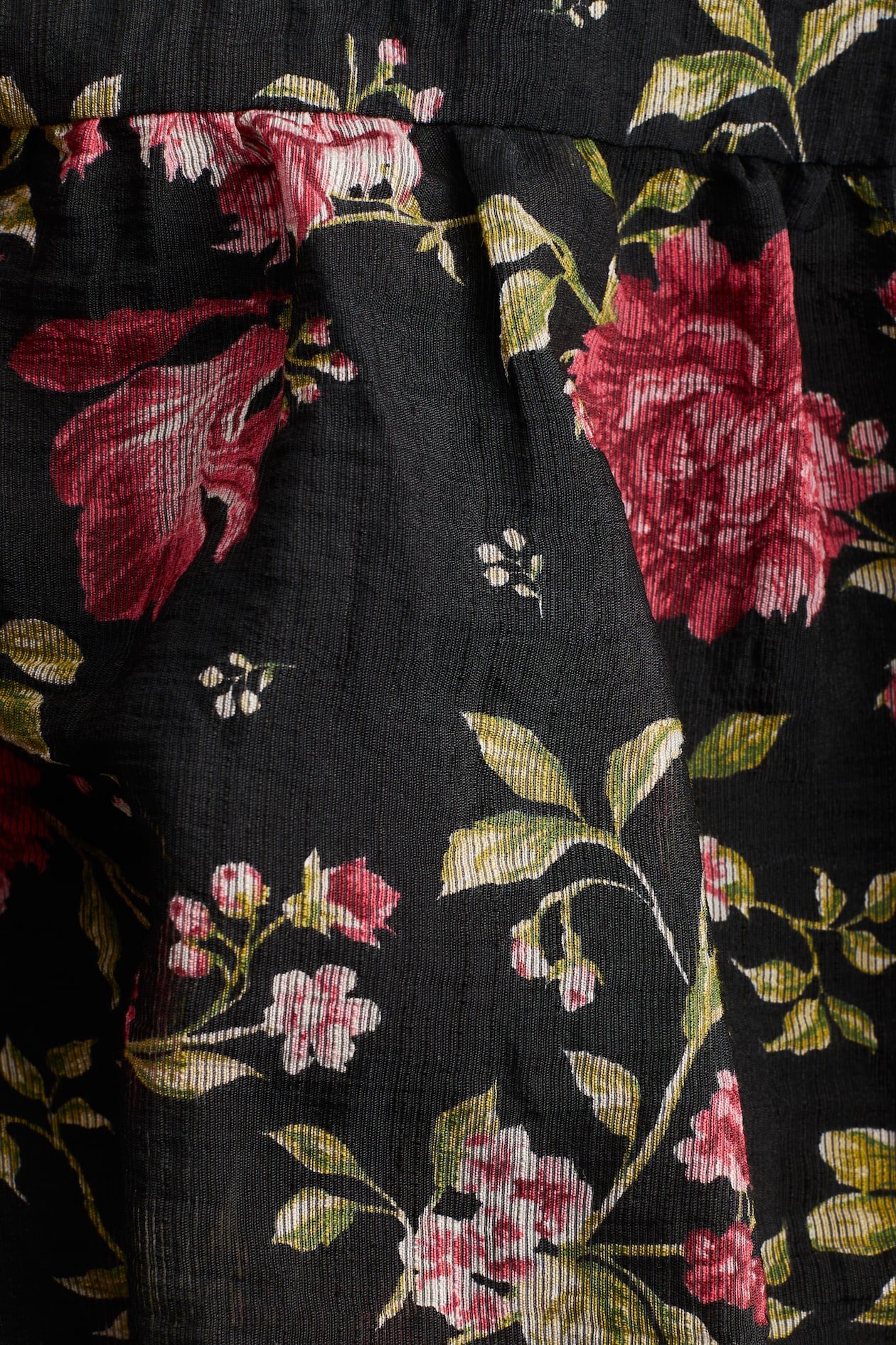 Patterned Bubble-Hem Blouse - image 2