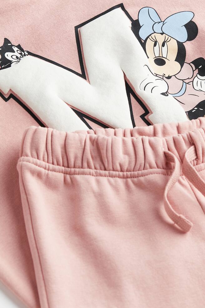 2-piece printed sweatshirt set - Pink/Minnie Mouse/Dark grey/Pokémon/Pink/Barbie - 6