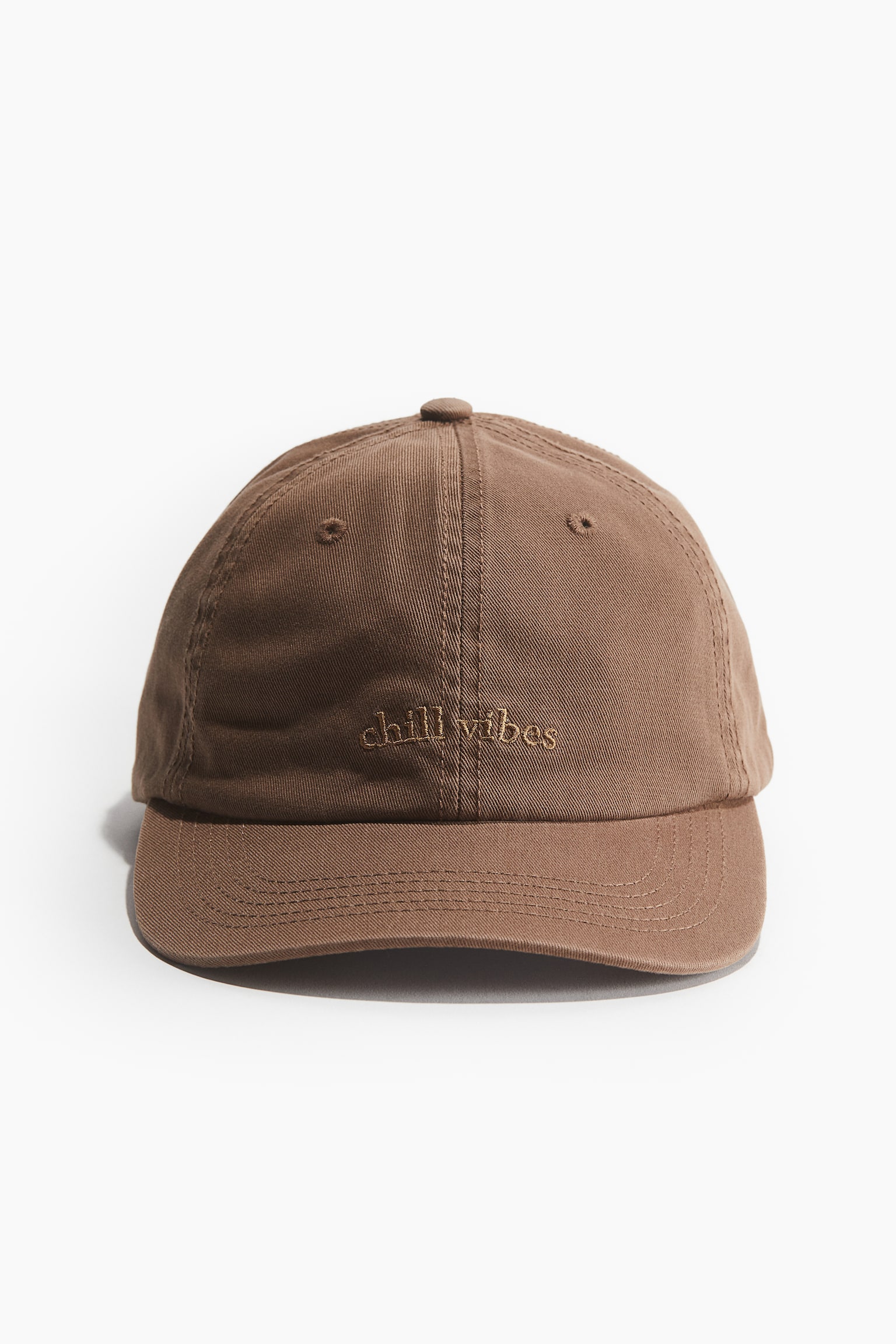 Cotton Twill Cap - Brown/Chill Vibes/Black/Rose/Brown/Light khaki green/Light beige/Black/Cream/Tie dye/Brown/Light grey/Ombre/Cream/Navy blue/Black - 1