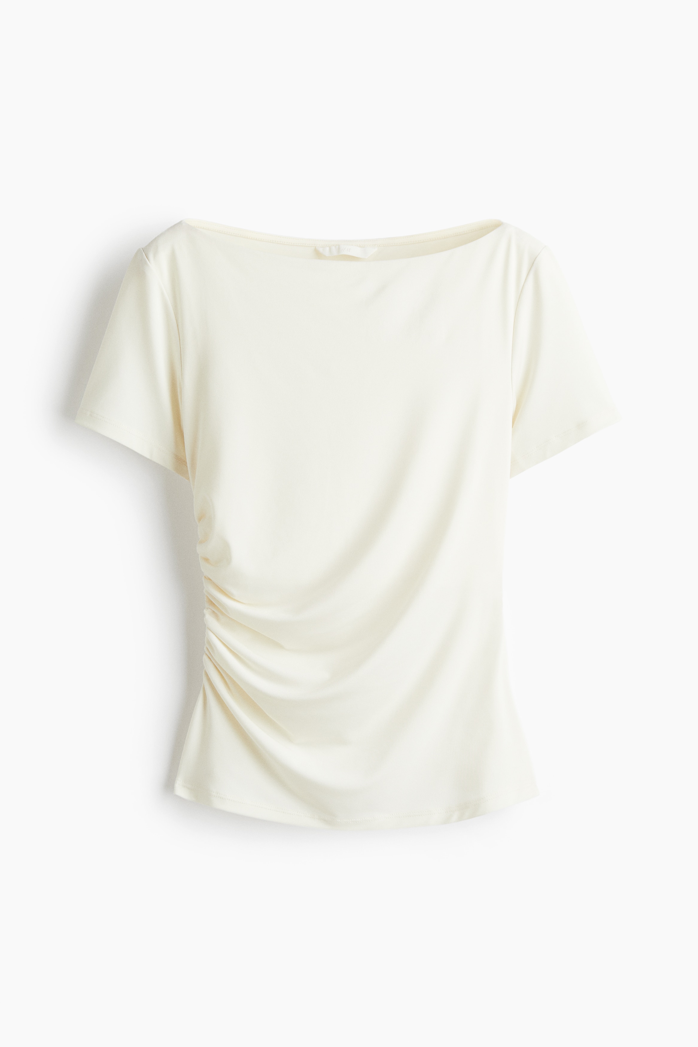 Women's Cream Ruched Top | H&M US