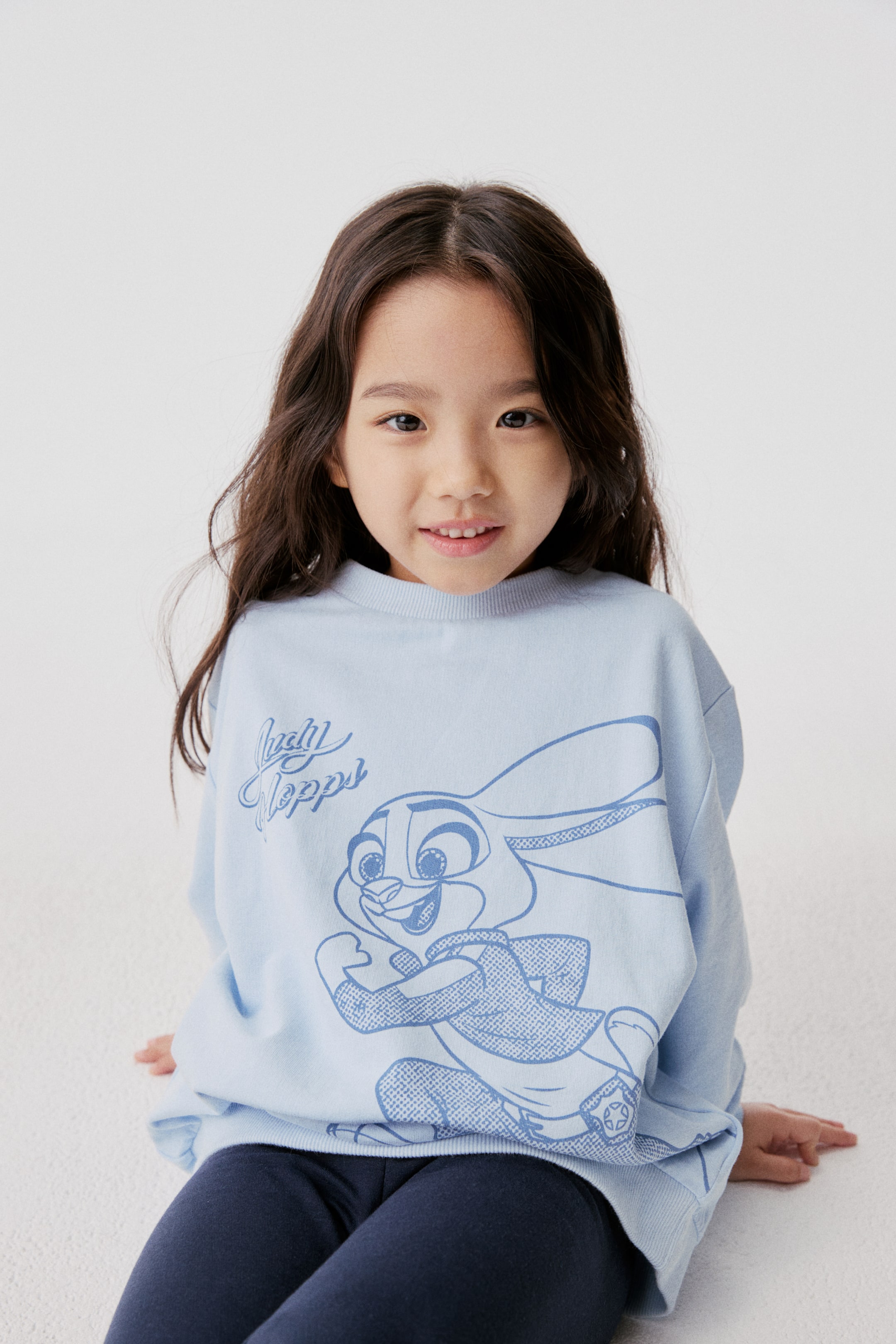 拡大画像を表示: プリントデザインスウェットシャツ - ライトブルー／ズートピア - Kids | H&M JP 2