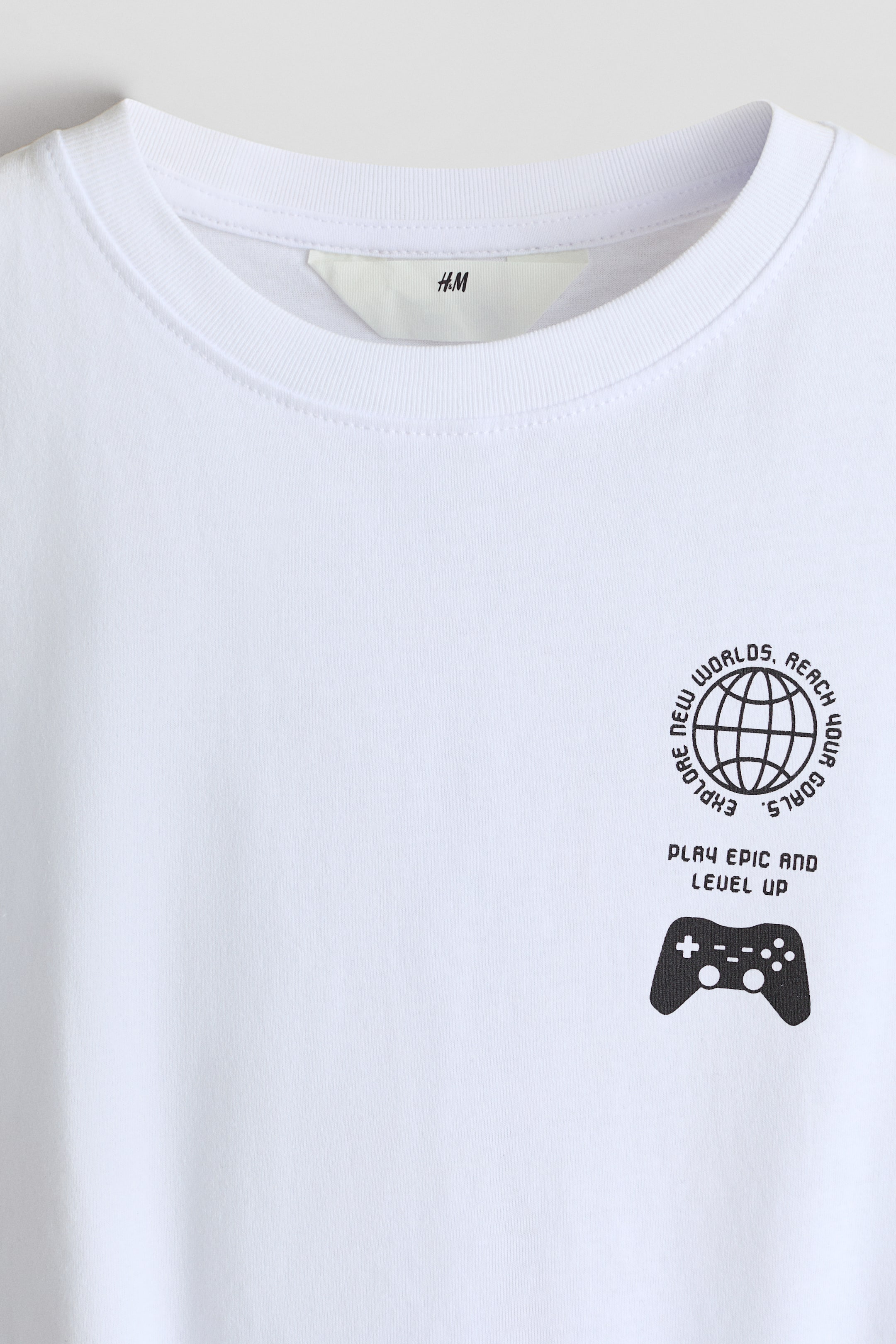 Детские футболки H&M 3-pack Cotton T-shirts — фото 4