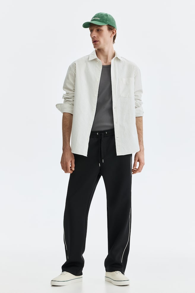Oxfordhemd in Regular Fit-Weiß/Gestreift - 4