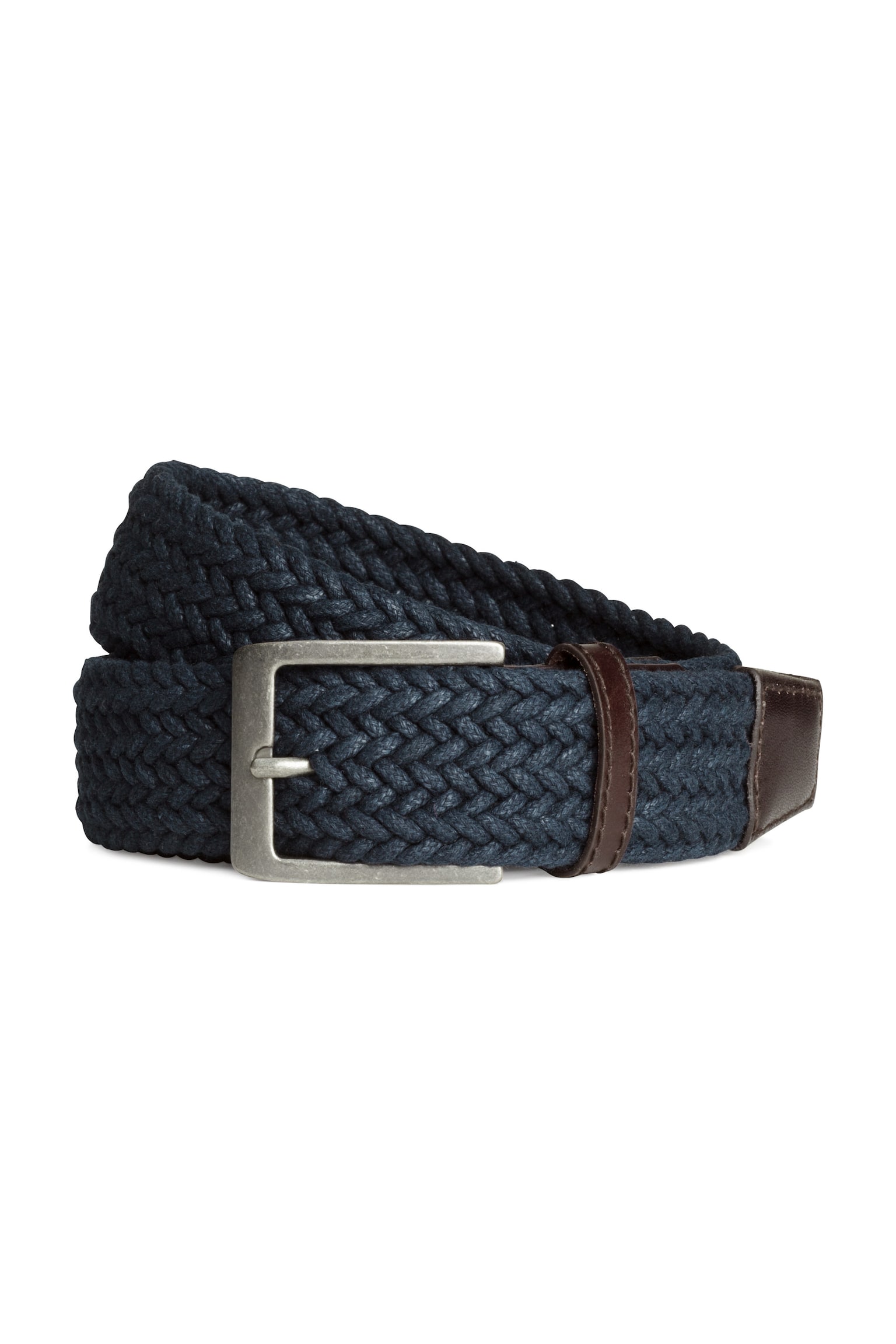 Braided Belt - Dark blue/Black - 3