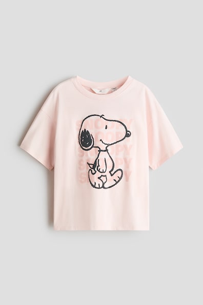 プリント コットンTシャツ