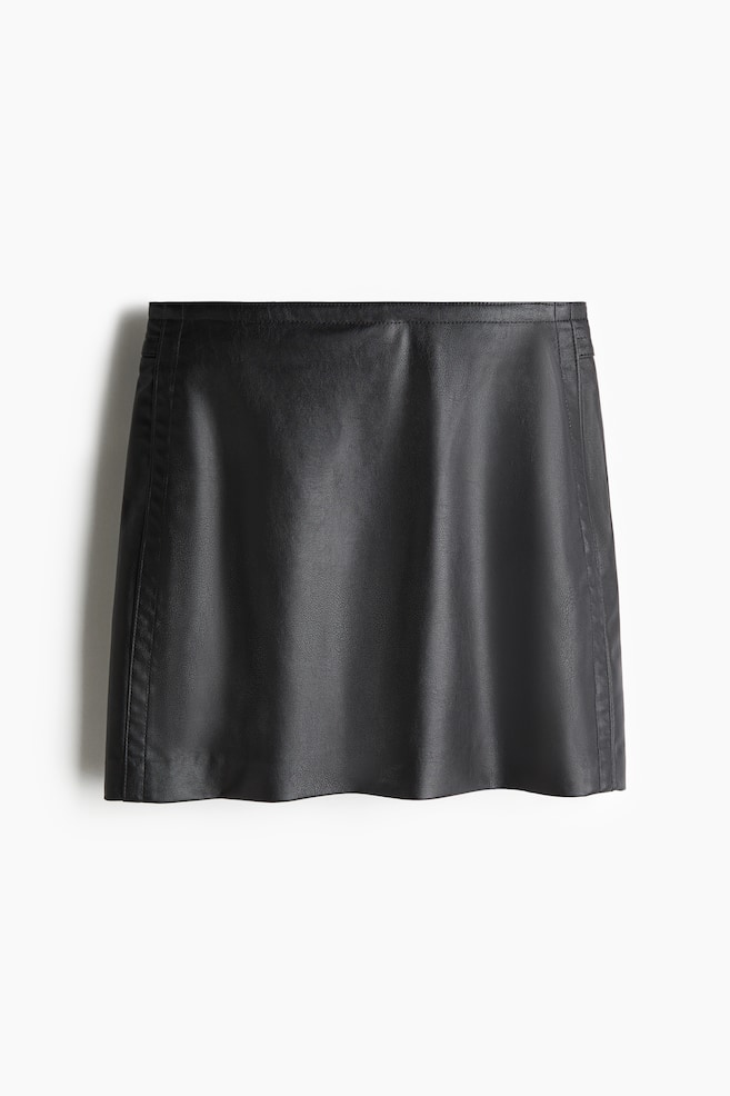 Mini skirt - Black - 1