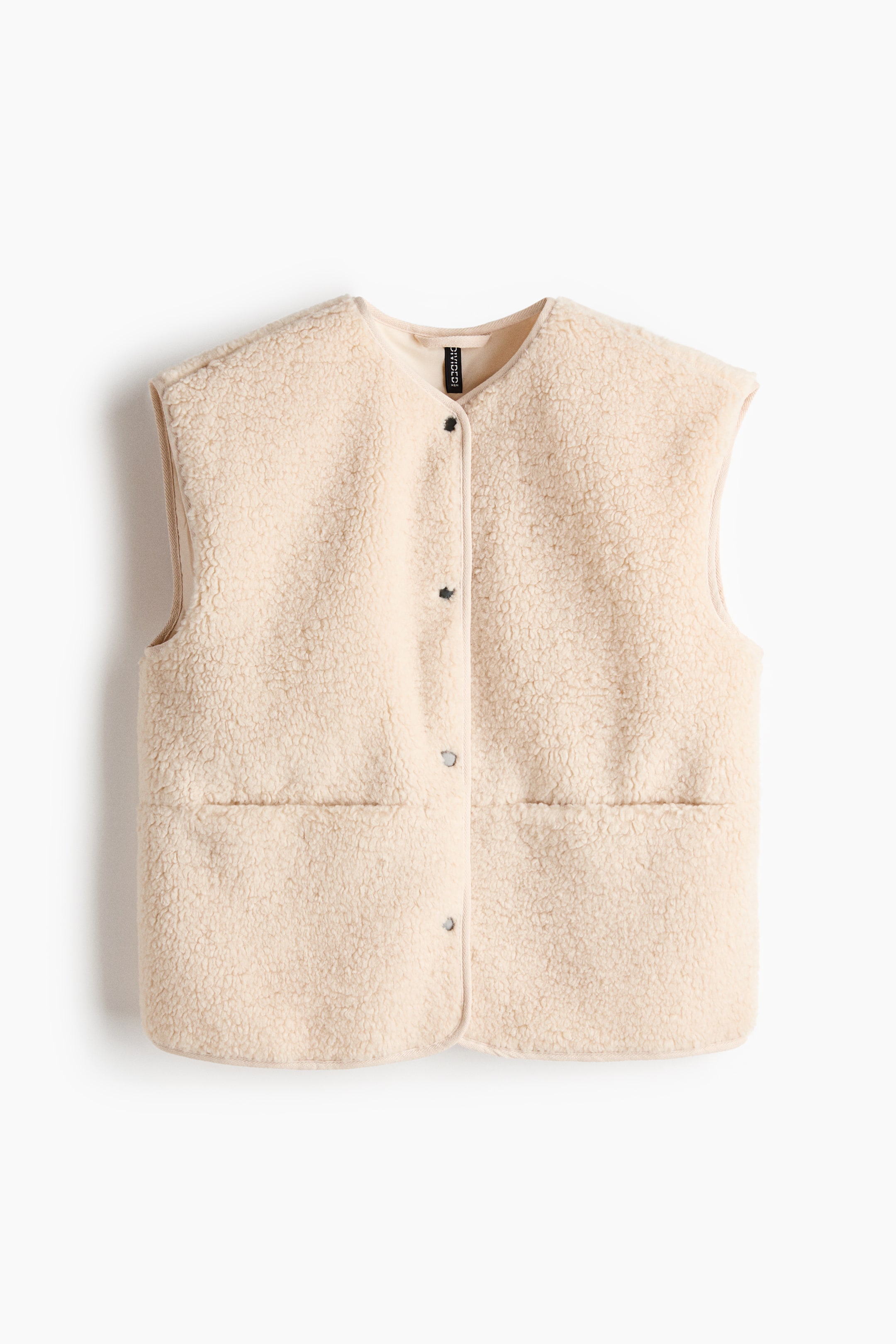 View larger image: Teddy gilet - Light beige - Ladies | H&M IE 1