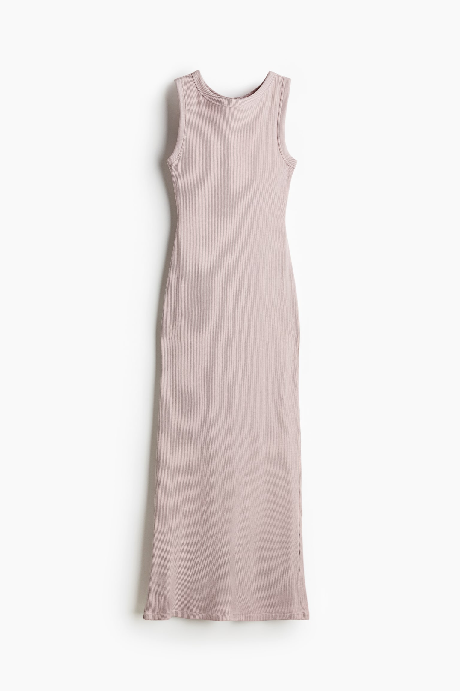 Ribbed bodycon dress - Light dusty pink/Light blue/Dark grey/Light dusty pink - 2