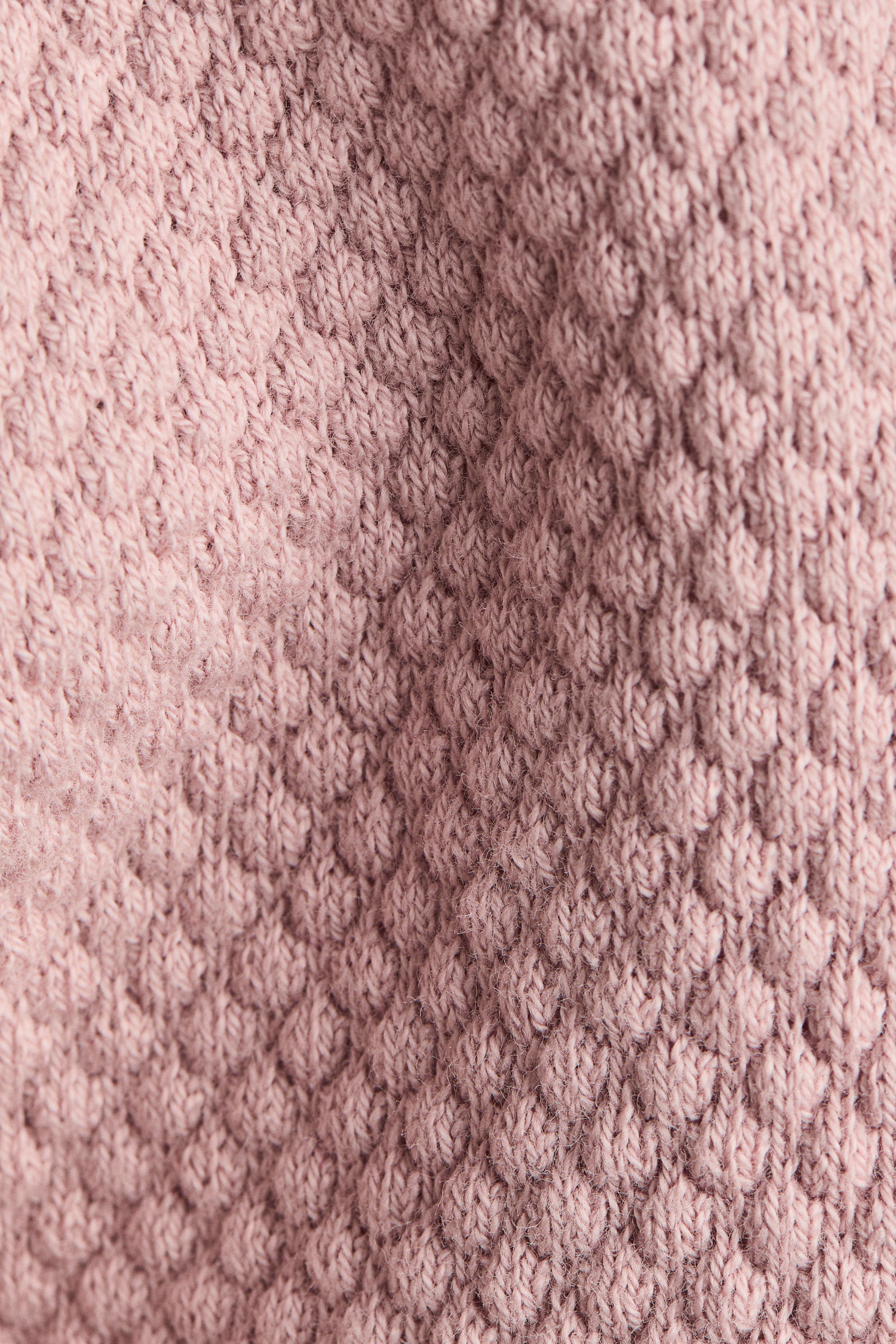 Chandail en tricot de coton texturé