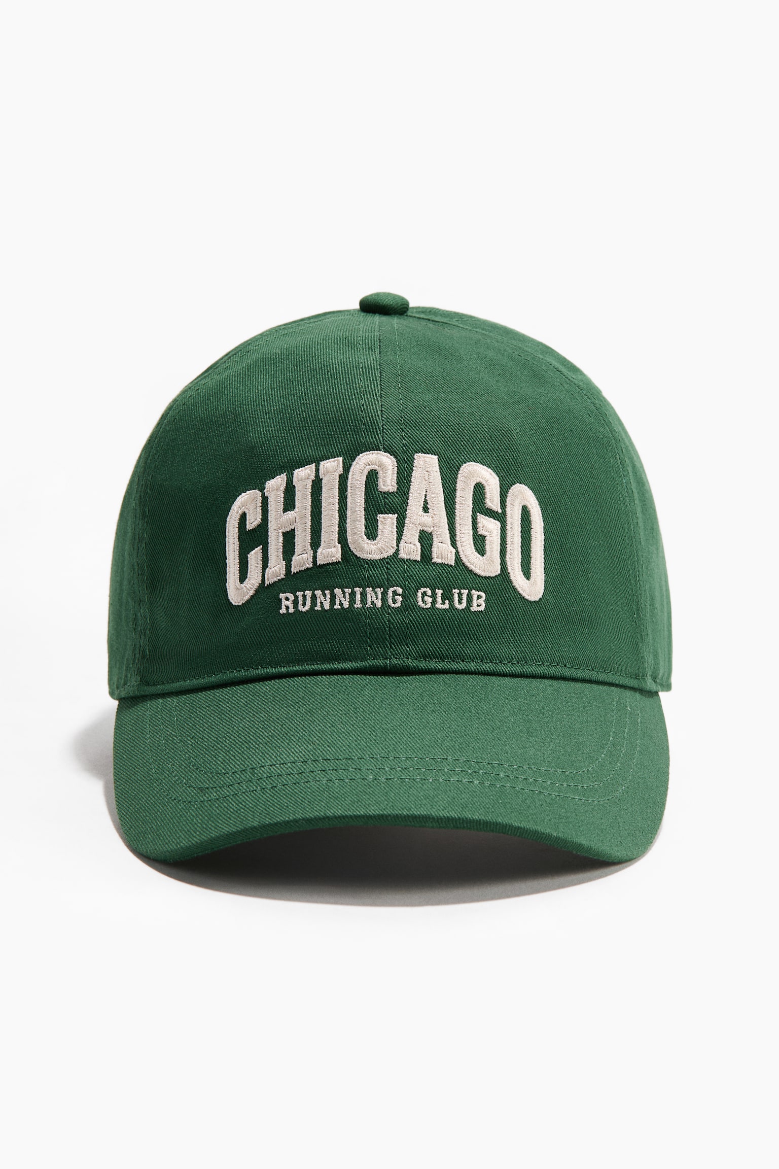 Gorra de sarga con motivo bordado - Verde oscuro/Chicago/Azul marino/San Francisco/Crema/Boston/Rojo oscuro/L.A. Athletic/Beige claro/Chicago/Marrón oscuro/Balance/Beige oscuro/NY/Beige/Rowing Club/Beige/Running Club/Azul oscuro/Running Club/Verde caqui oscuro/Atelier/Azul marino/Le Marais/Verde/San Francisco/Rojo oscuro/Beverly Hills