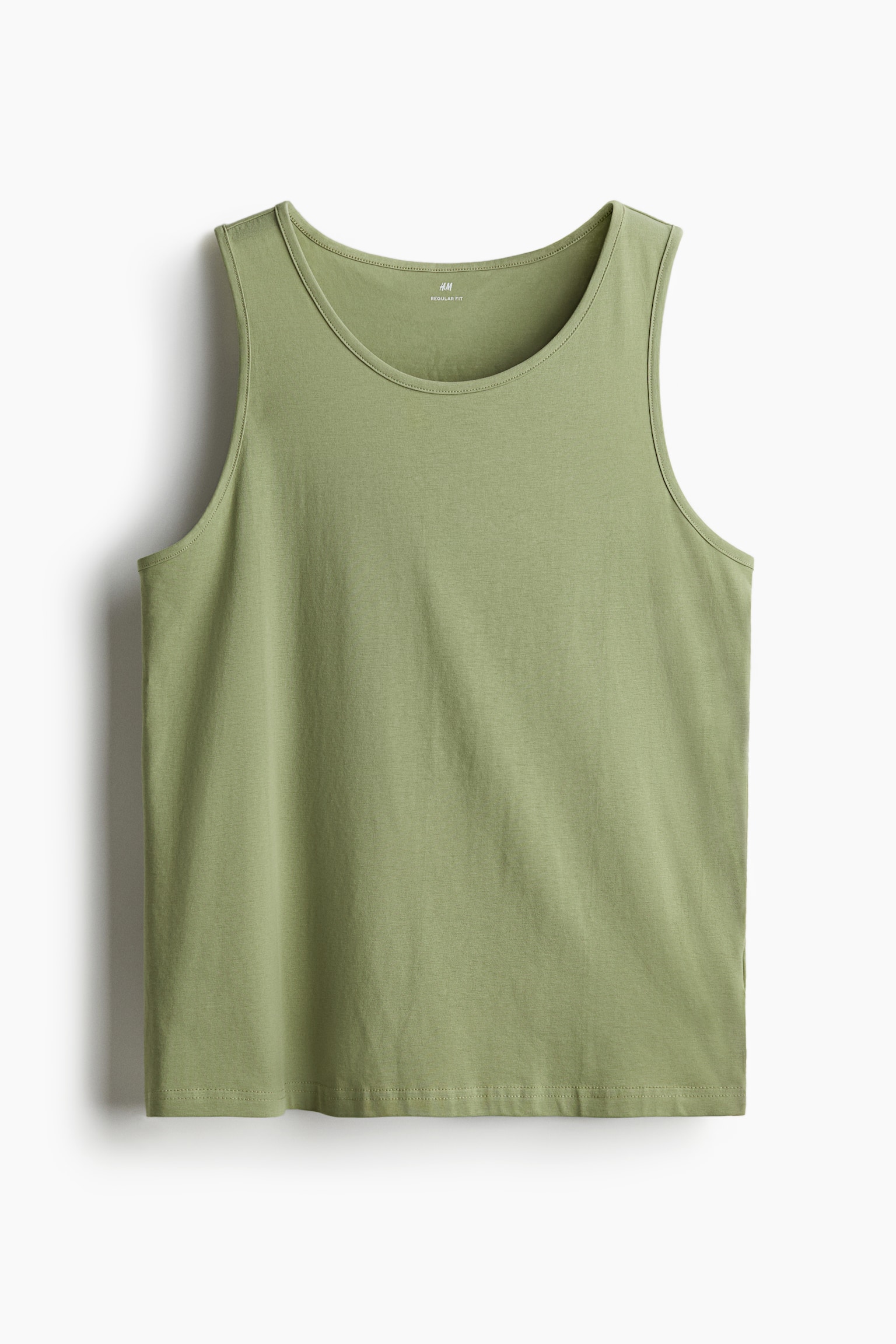 2-pack Regular Fit Tanks - Green/White/Black/White/Turquoise/Pink/Purple/Stripe/Beige/Light green - 1