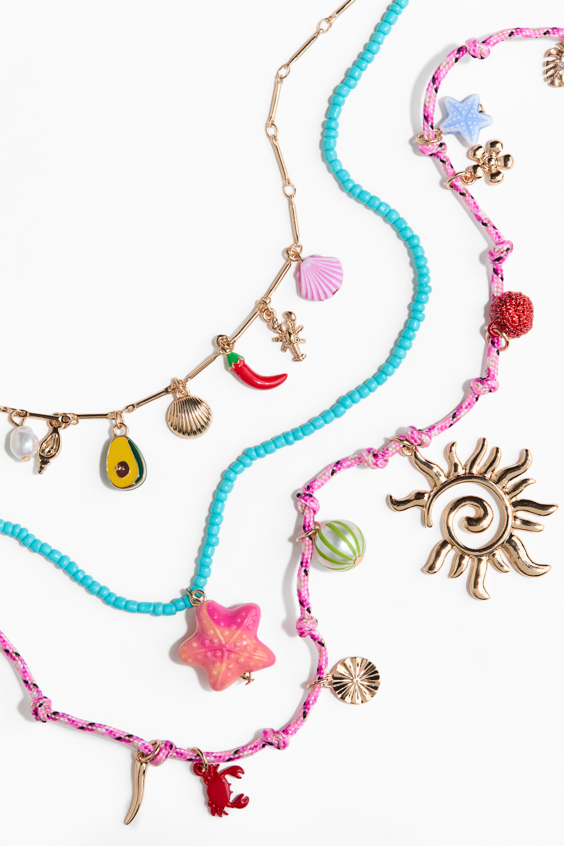 Collier à trois rangs