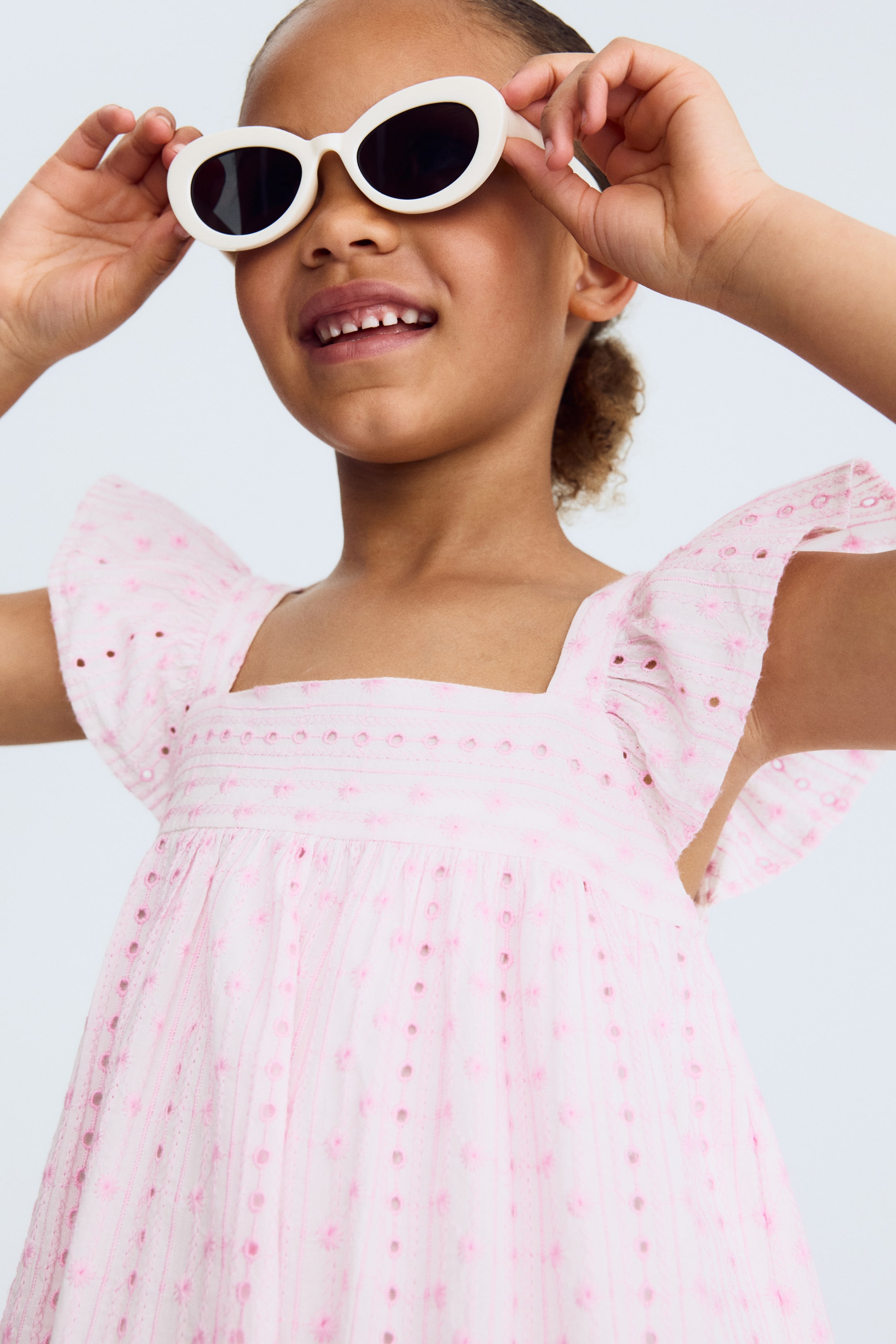 Cotton Dress with Embroidery