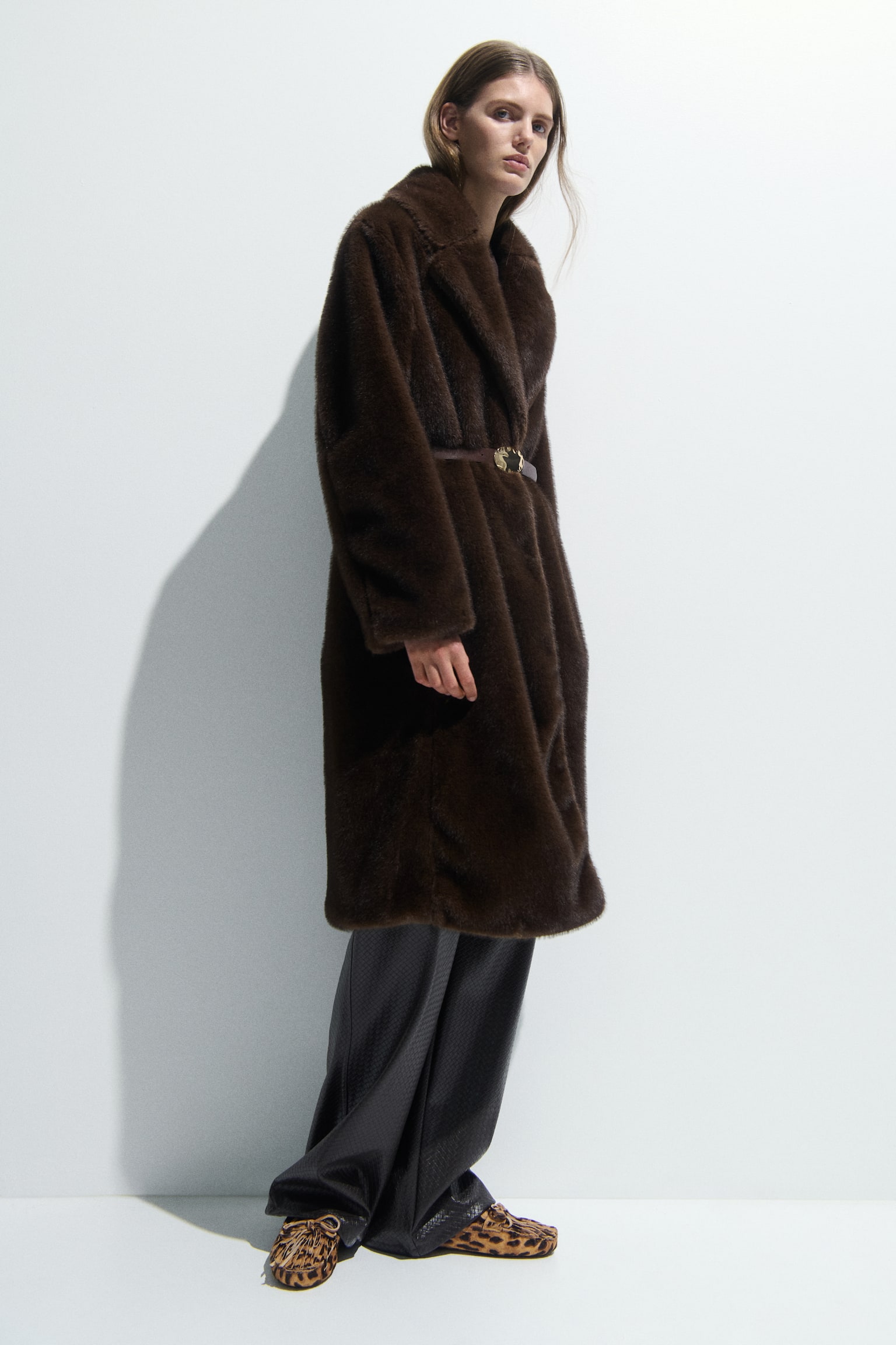 Leather loafers - Beige/Faux leopard/Brown/Black - 5