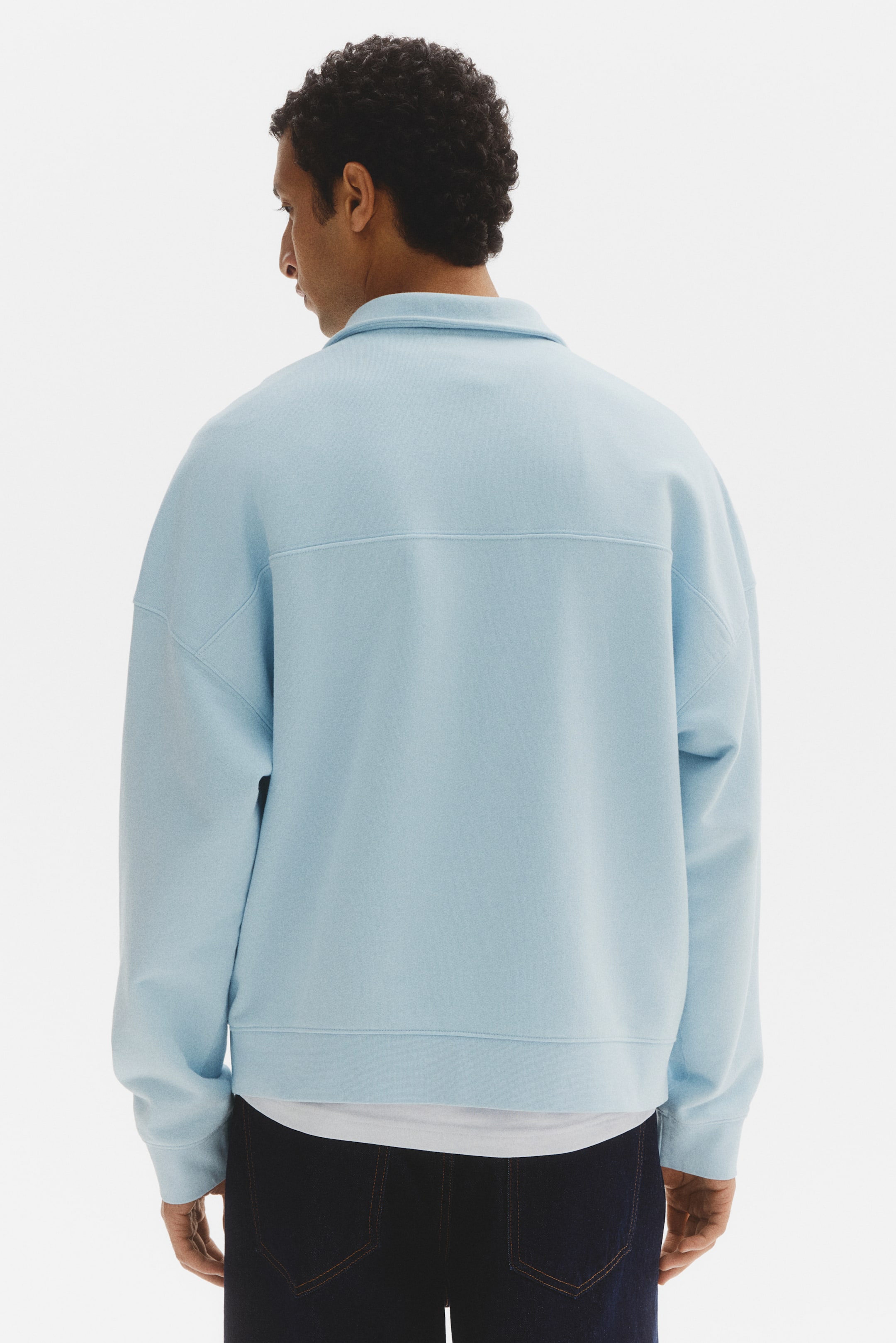 Мужские худи H&M Oversized Rugby Sweatshirt — фото 5