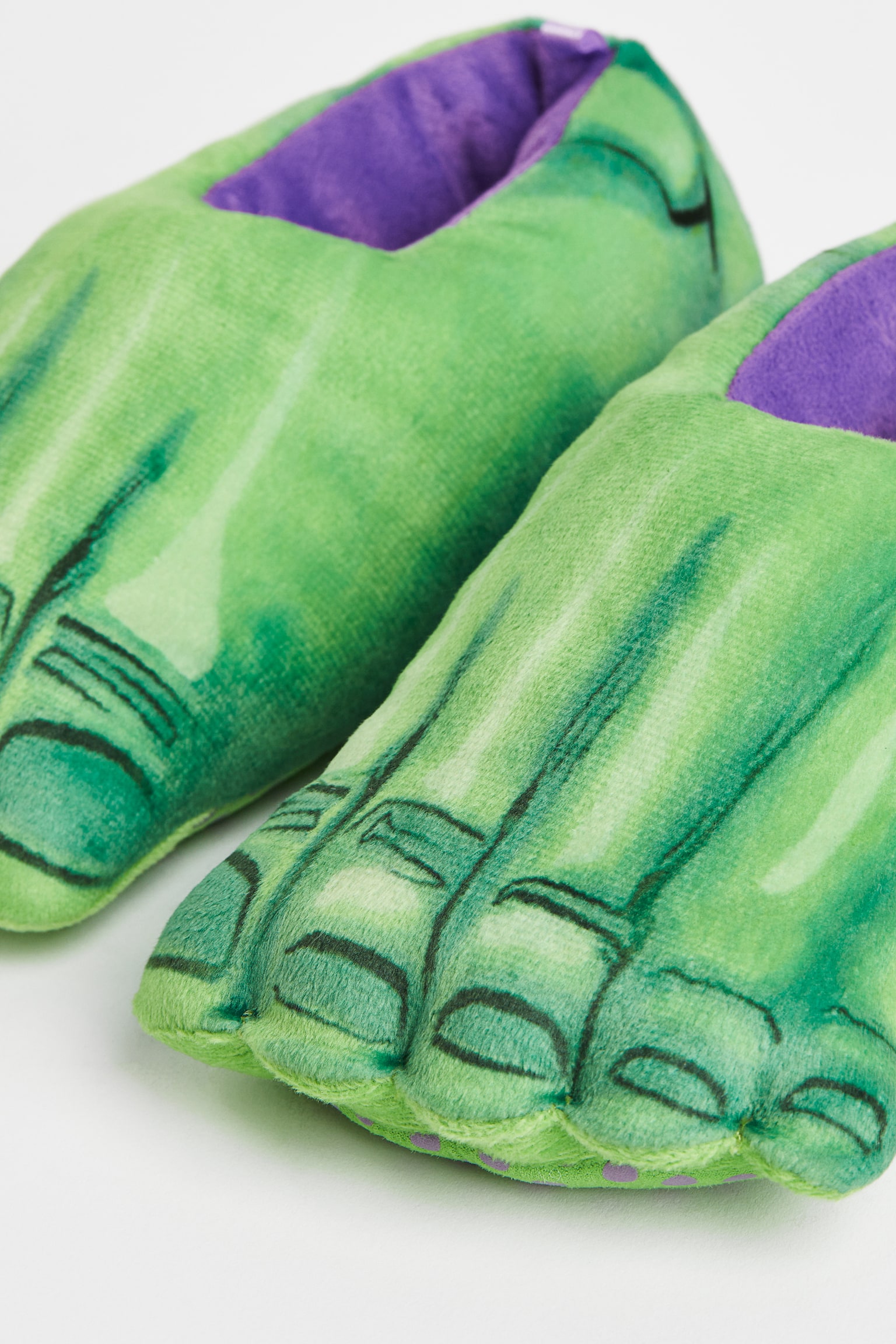 Soft slippers - Green/The Hulk - 2