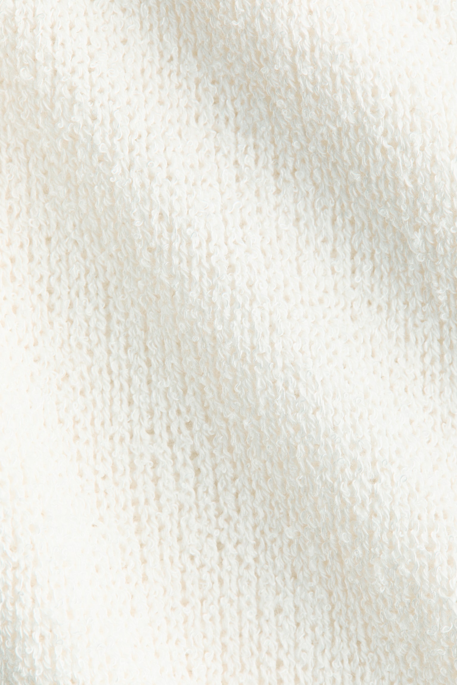 Stickad byxa med dragsko - Crèmevit/Beige/Mörklila - 3