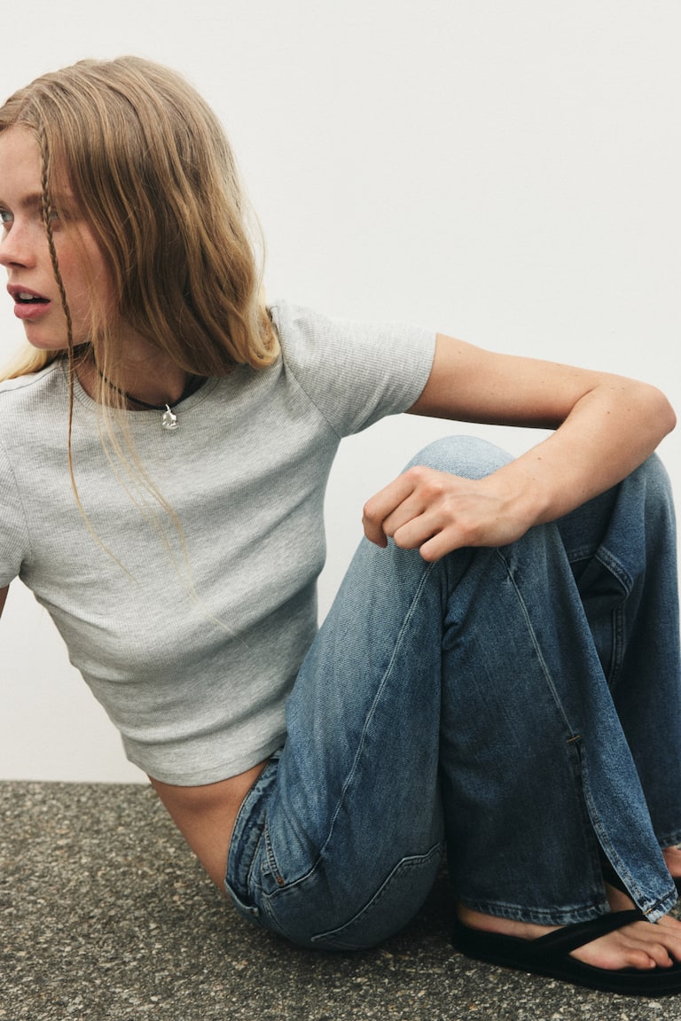 Wide Regular Waist Jeans