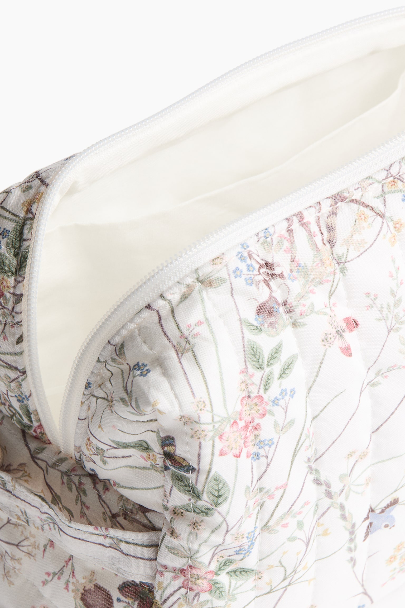 Quilted cotton changing bag - White/Bambi/Light blue/Bambi - 5