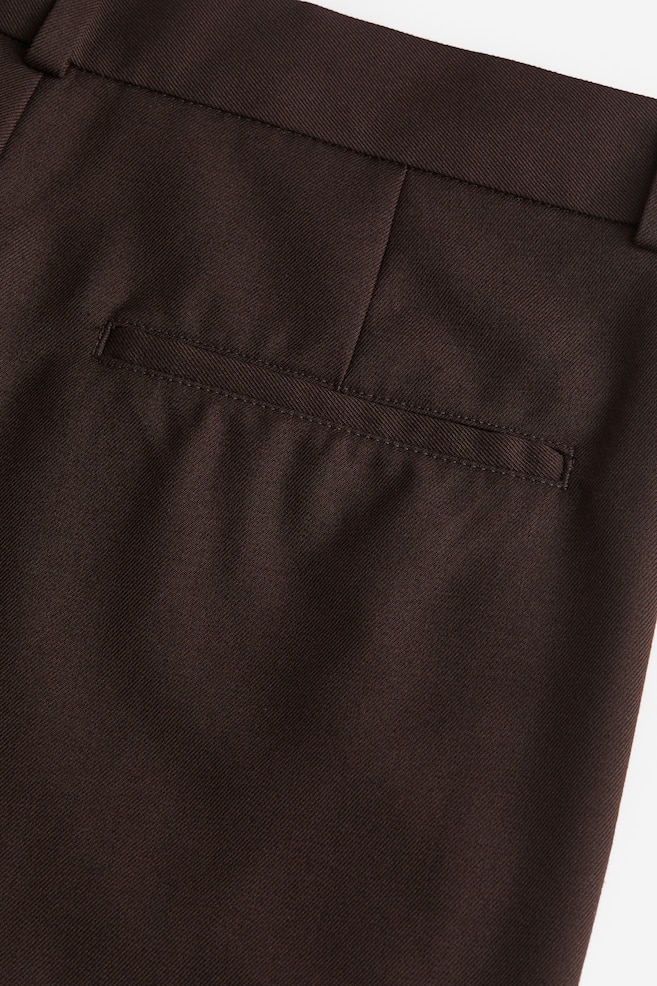 Loose Fit Flared trousers - Dark brown/Black - 3