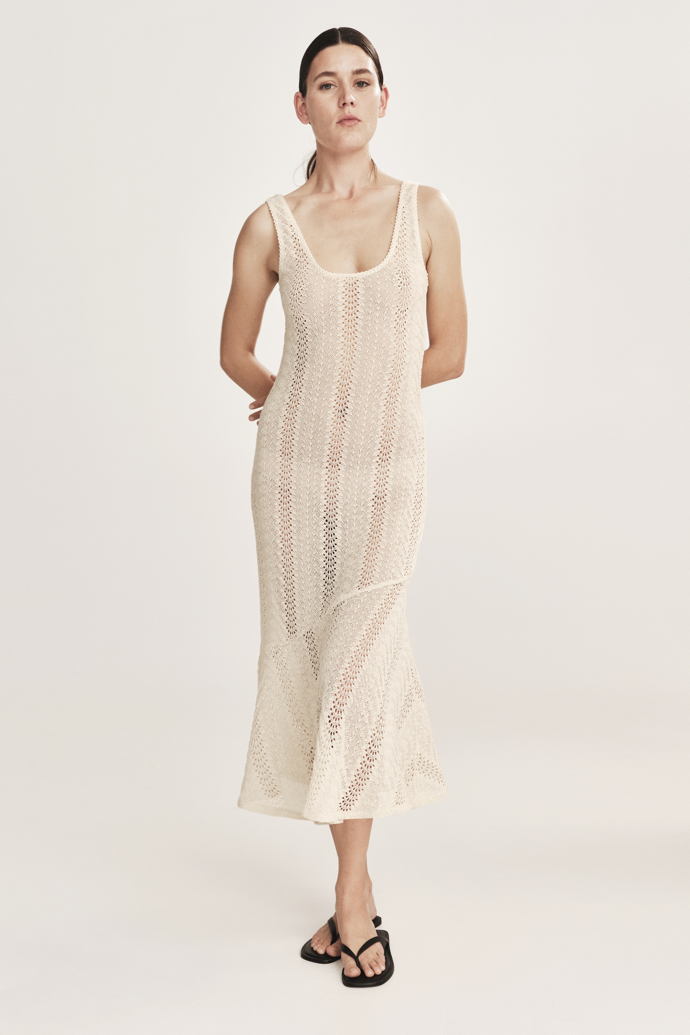 Crochet-Look Midi Dress from H&M - $44.99