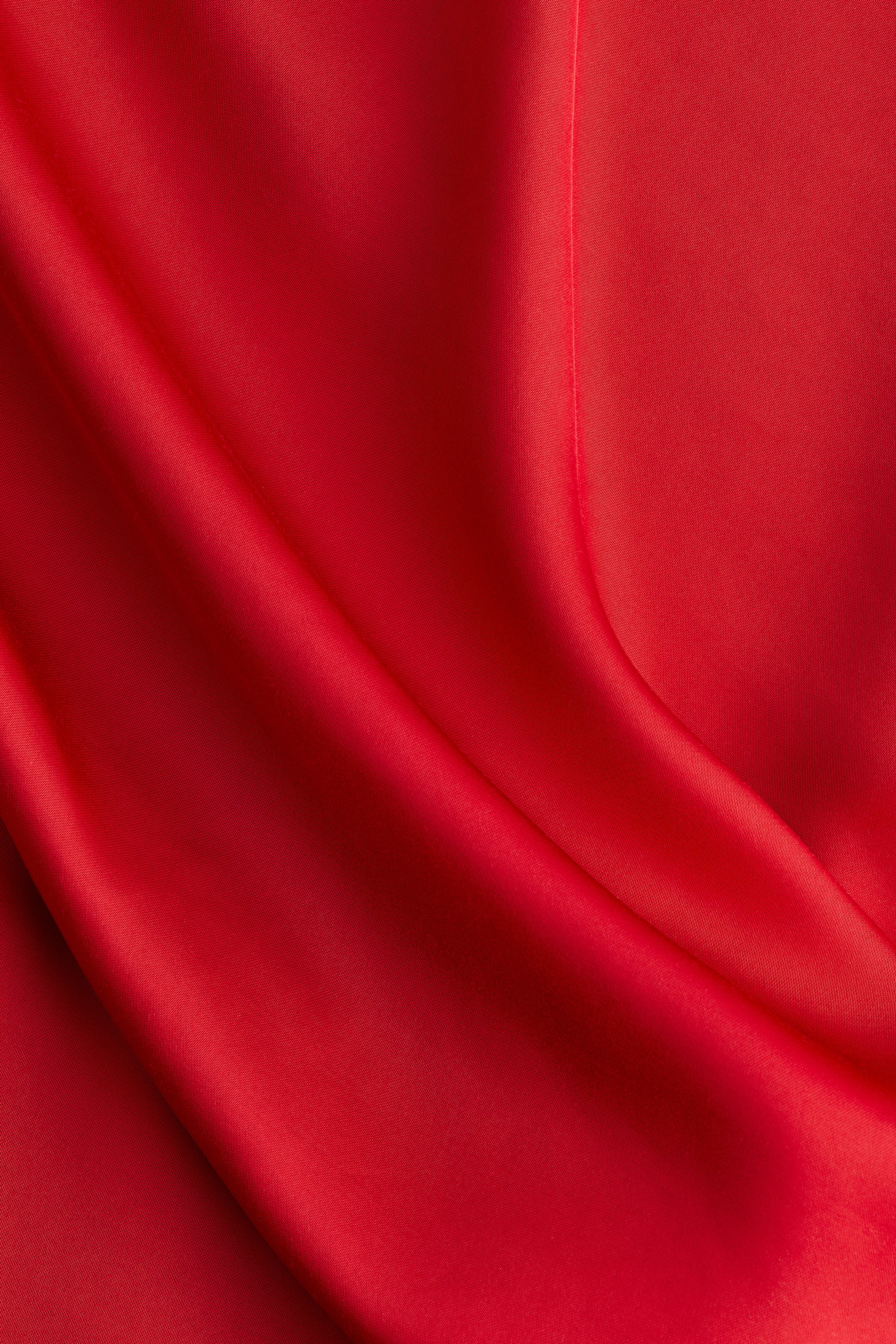 Ampliar la imagen: MAMA Falda slip de satín - Rojo - Ladies | H&M MX 2